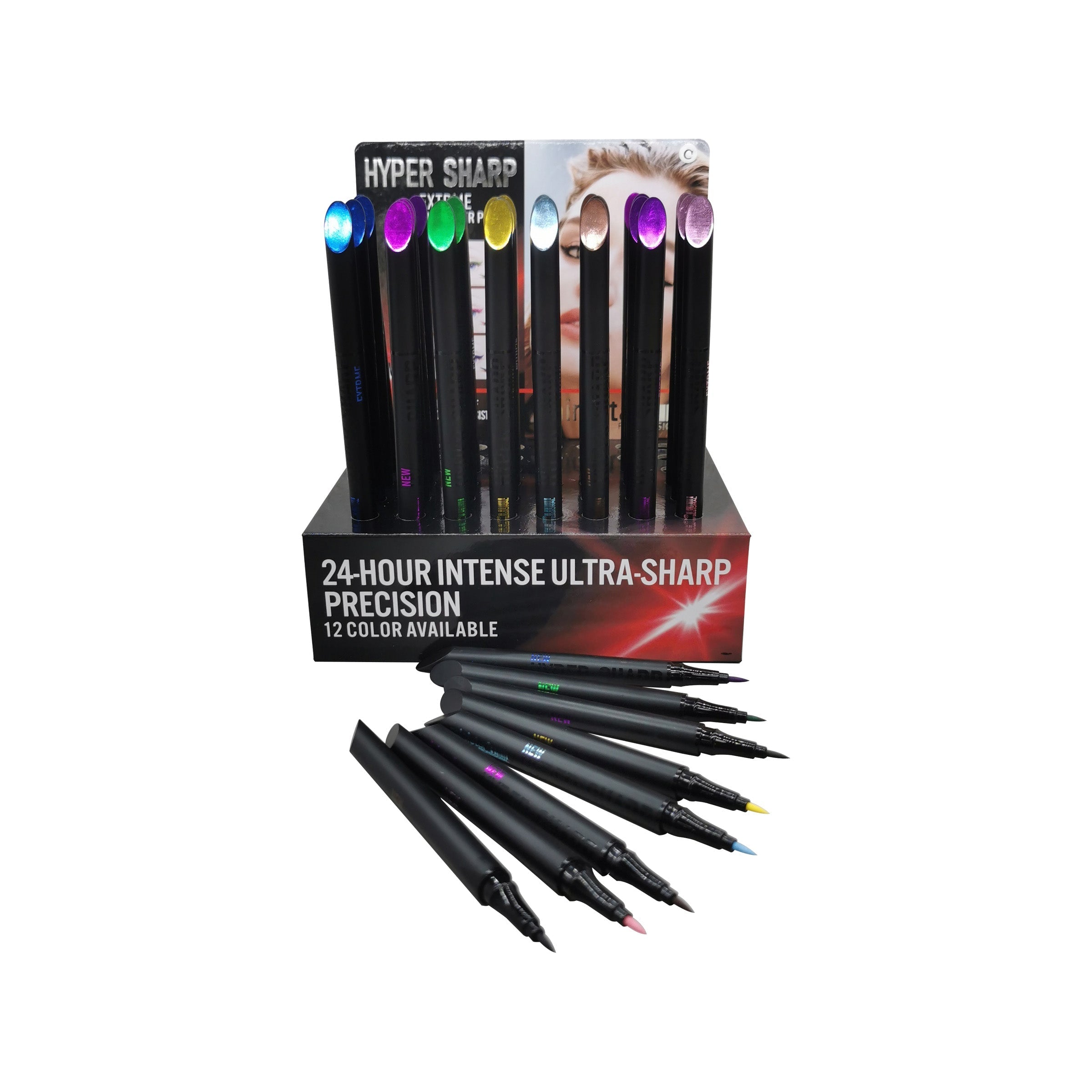 Eyeliner Mix 8 Colors 48pcs/box - 120013-C#