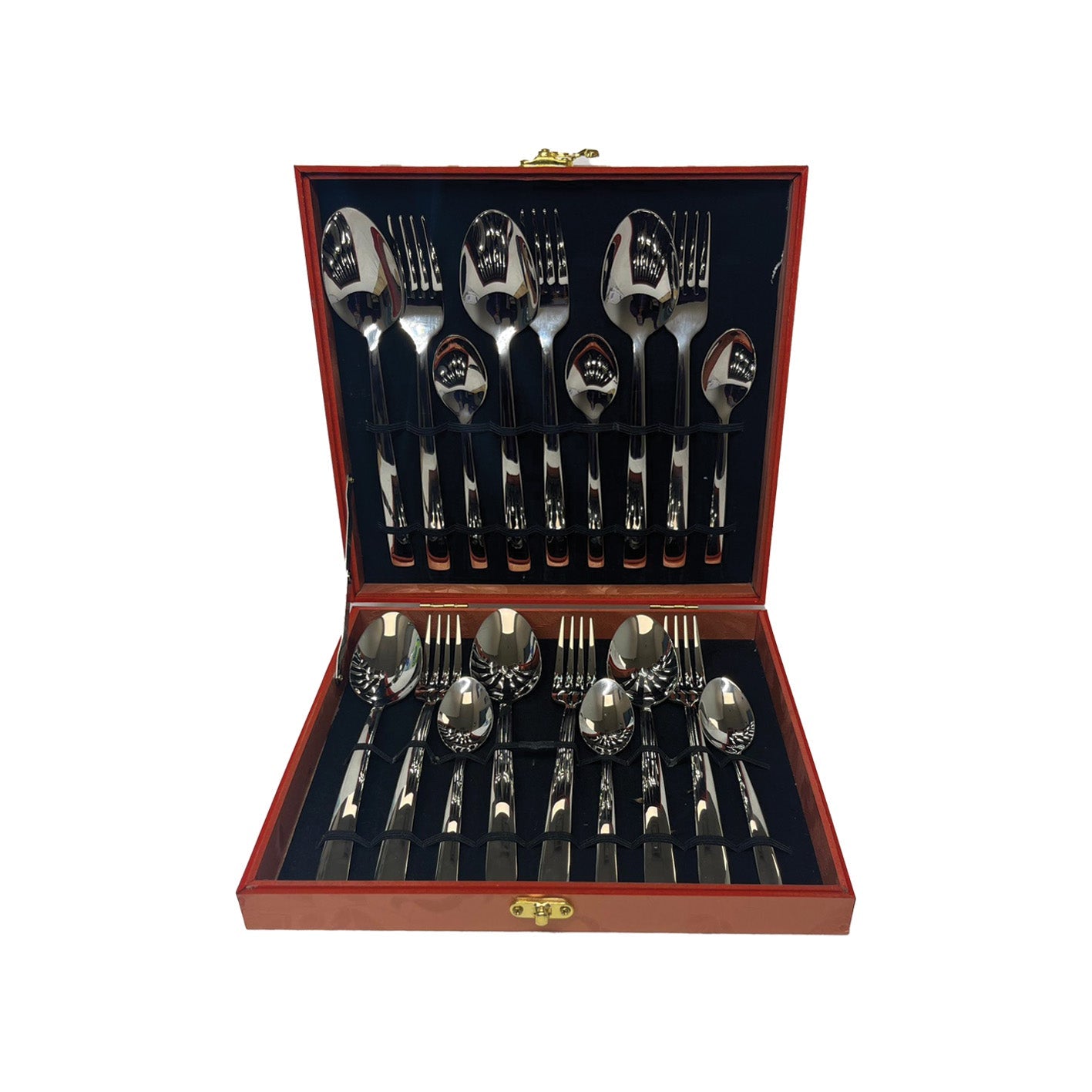 Stainless Steel Spoon/Fork 18 Set