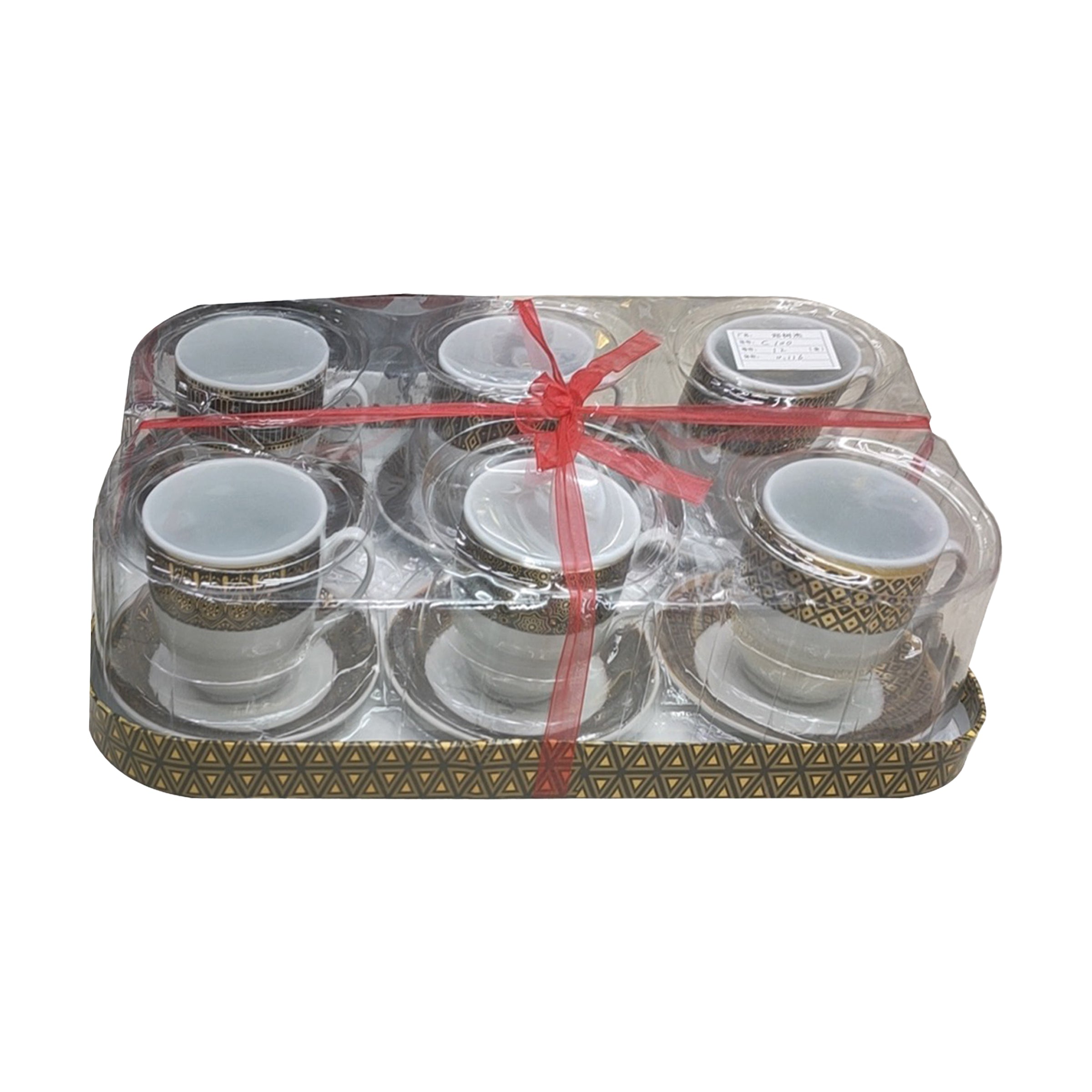 Coffee Cup 6pcs Set Cups/Saucers - 131-14