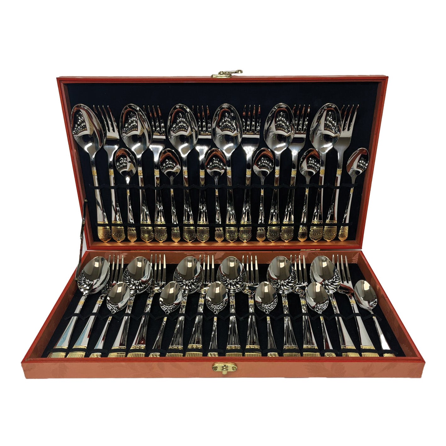 Stainless Steel 36 Spoon/Fork 36 Set BK-6554