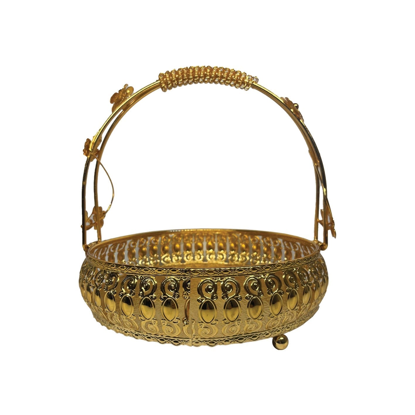 Round Candy Tray Gold - 2305 L