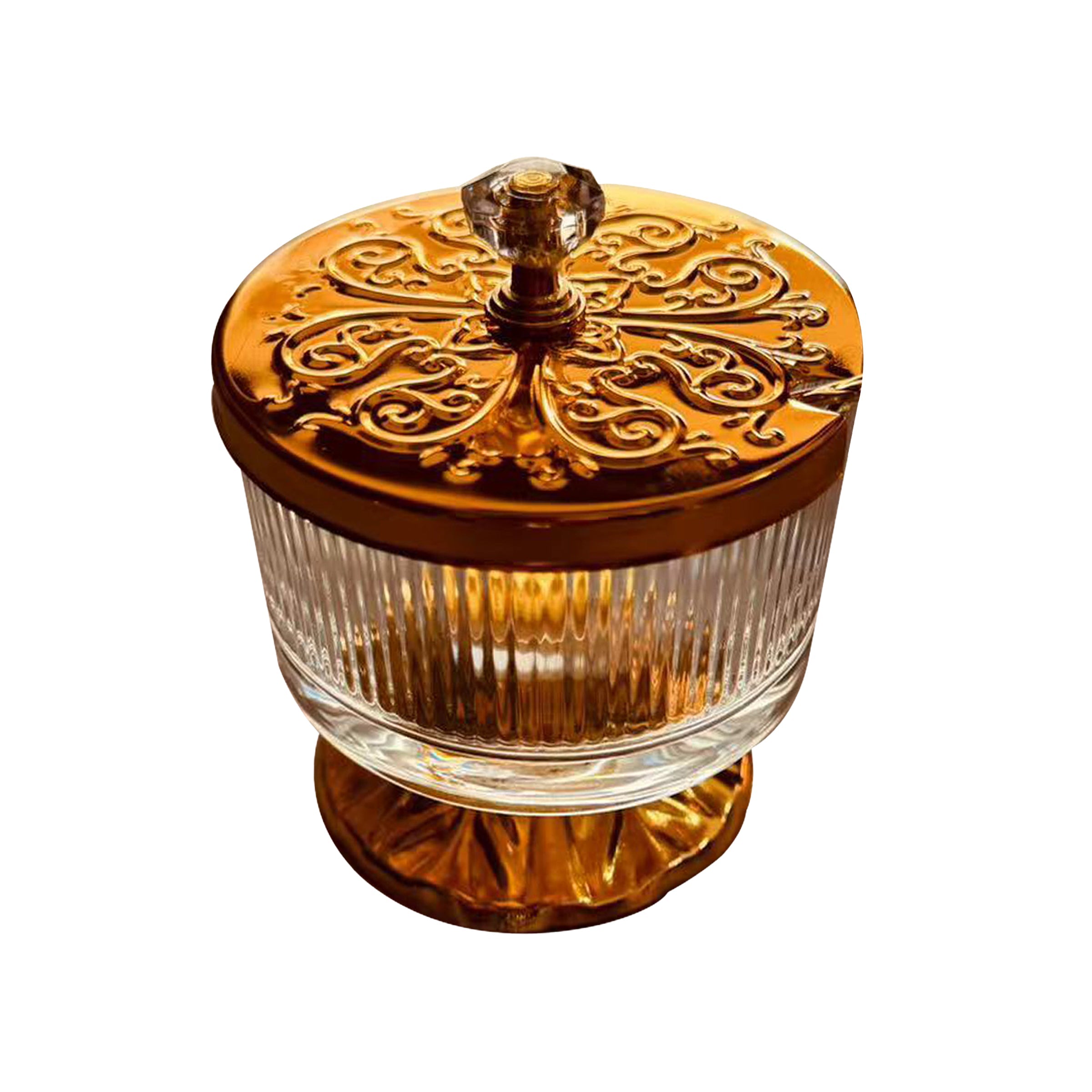 Sugar Bowl with 1pc Spoon Gold - 2327 G