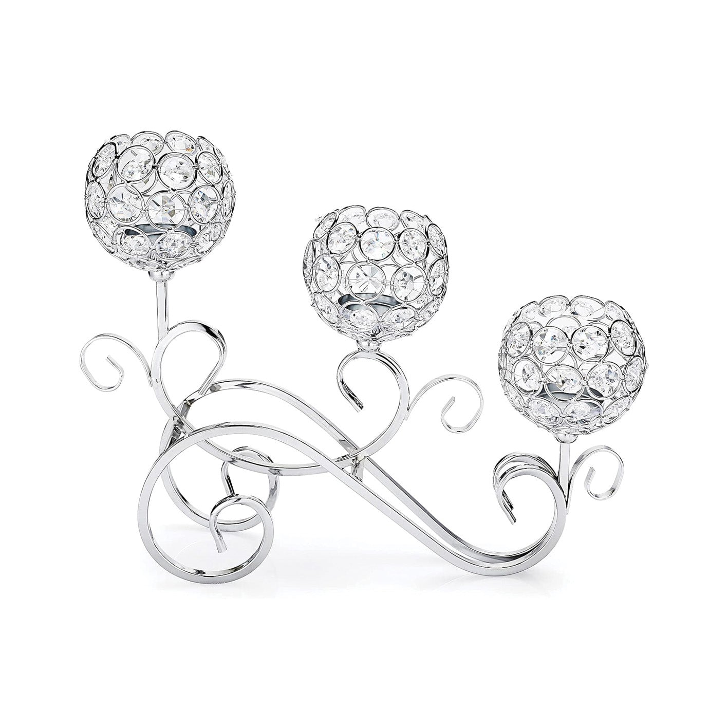 Crystal Candle Holders - 34216-12