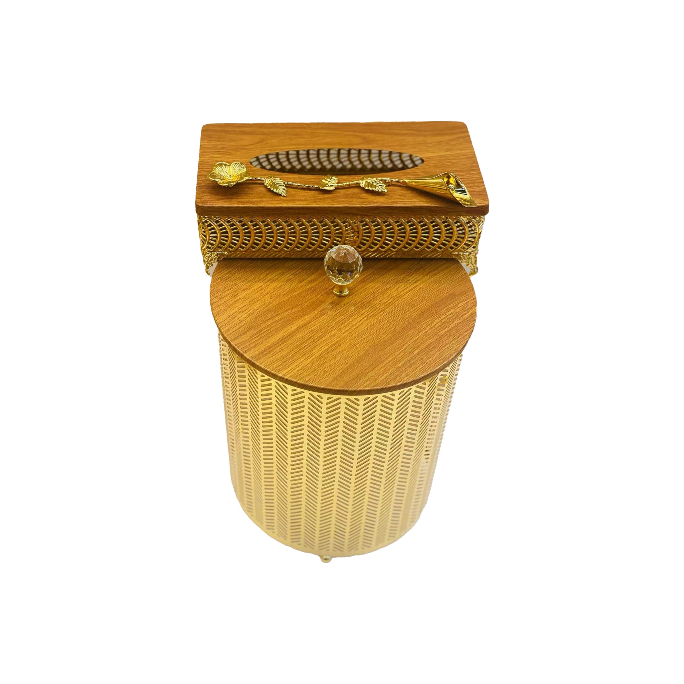 Trash Bin + Tissue Box Set - 636