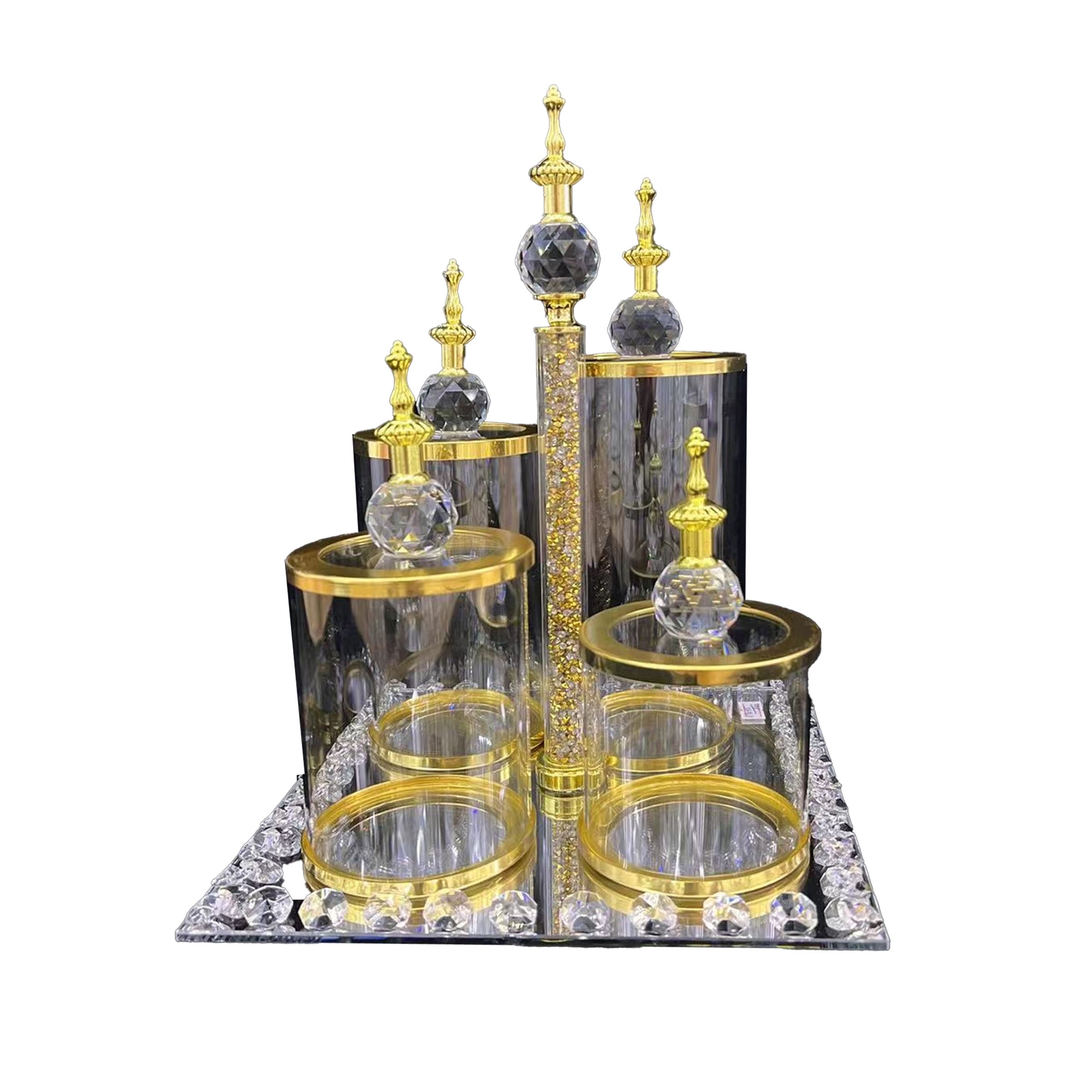 Storage Jar + Tray Set (5pcs) - 696