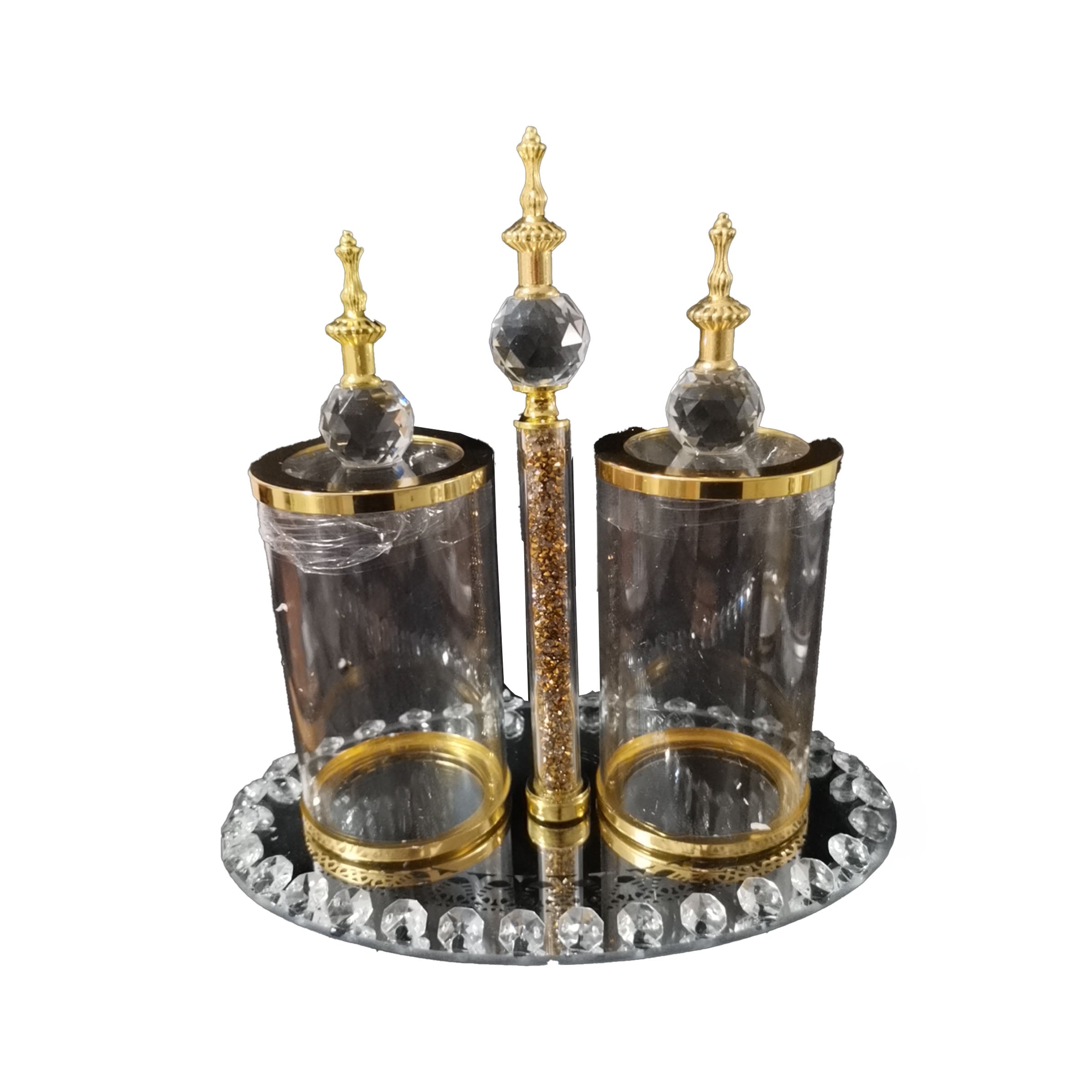 Storage Jar + Tray Set (3pcs) - 699