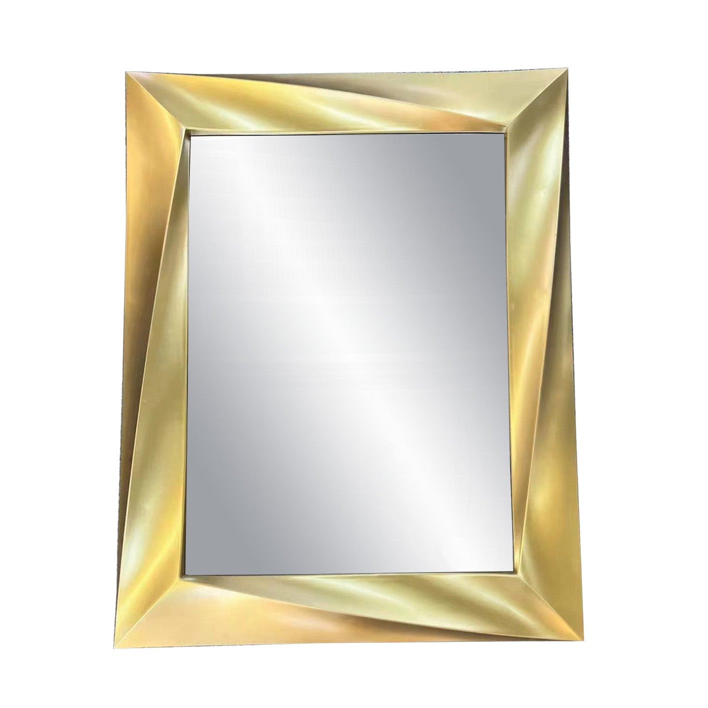 Square Wall Mirror Gold 9009-G