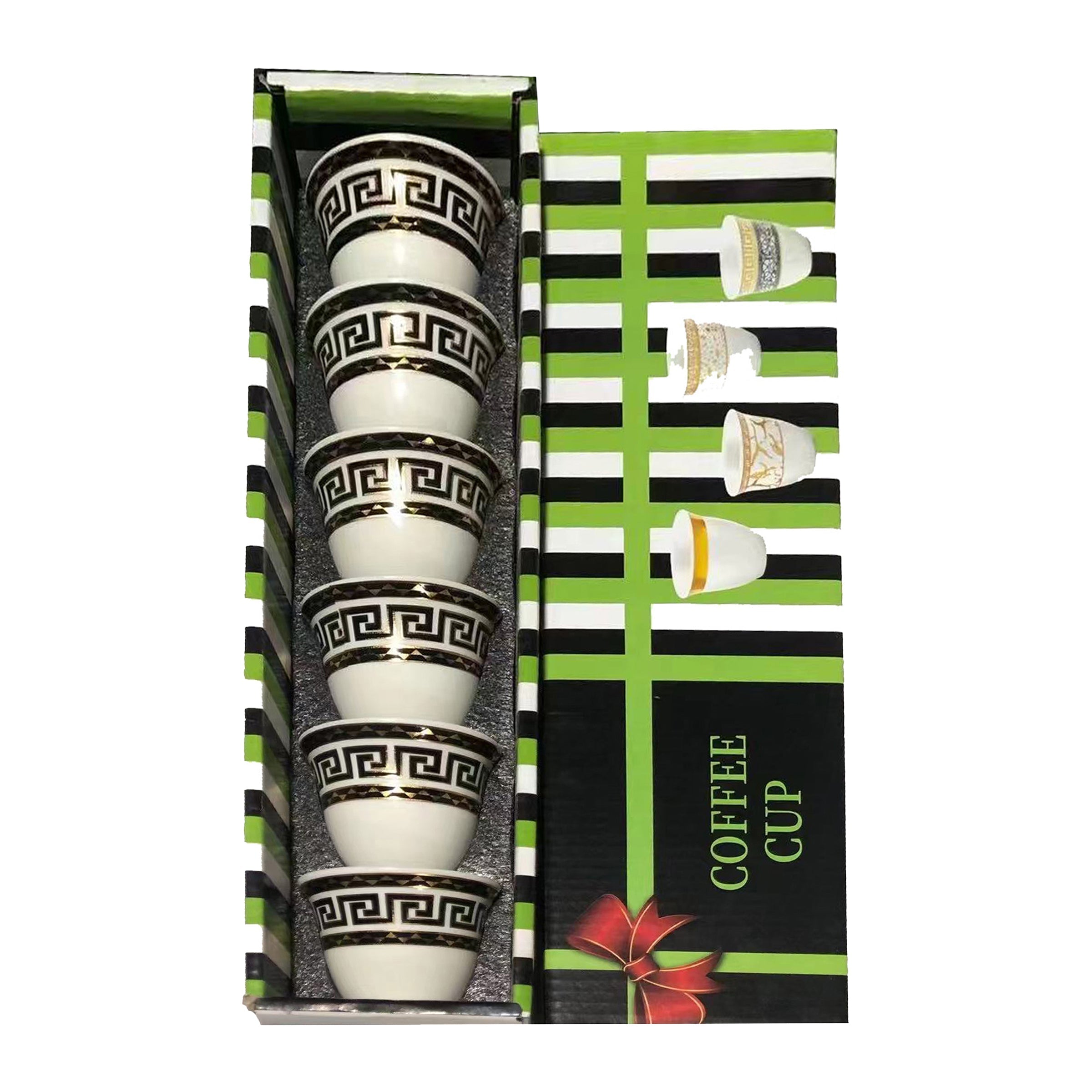 Arabic Coffee Cup 6pcs Set - A12-3A