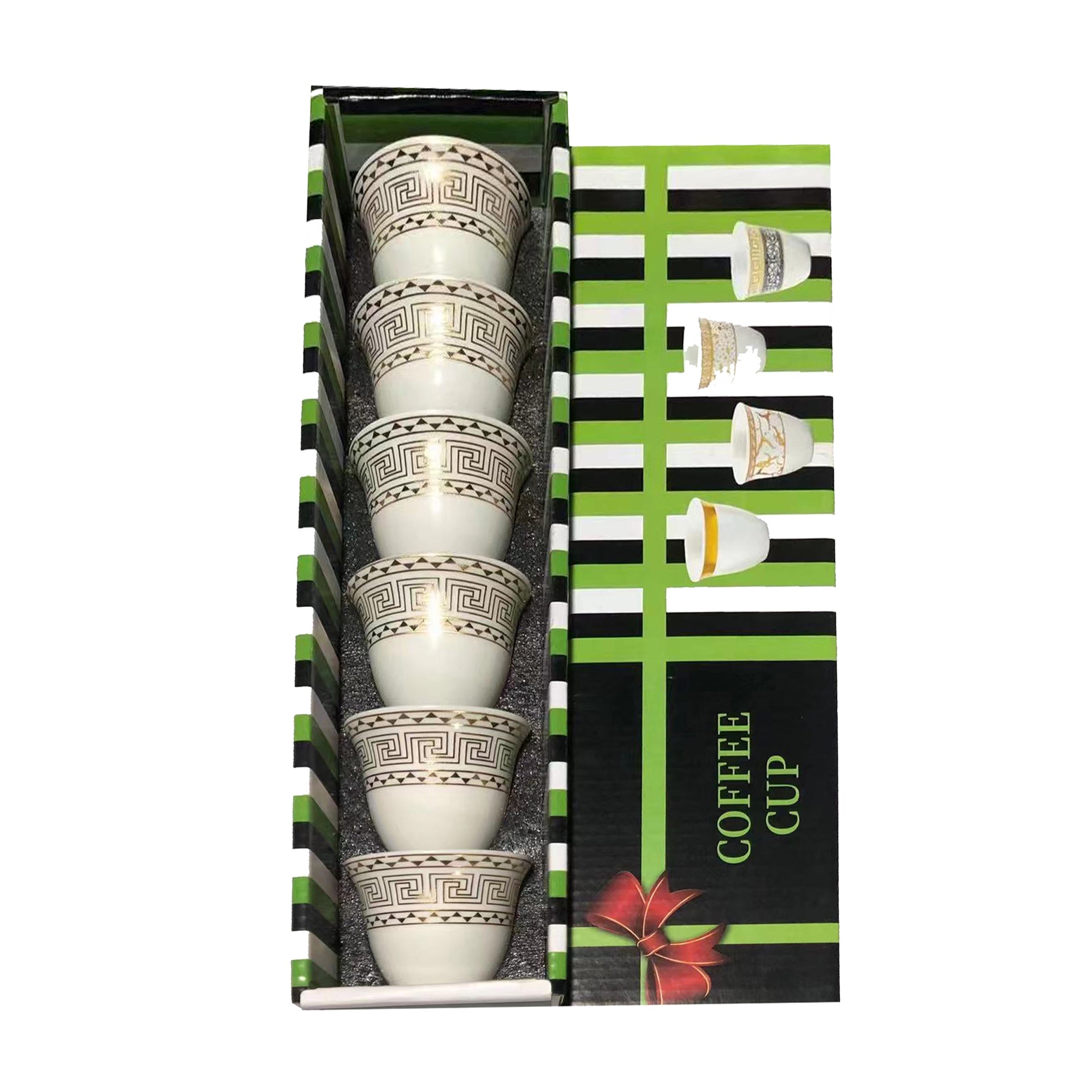 Arabic Coffee Cup 6pcs Set - A12-3C