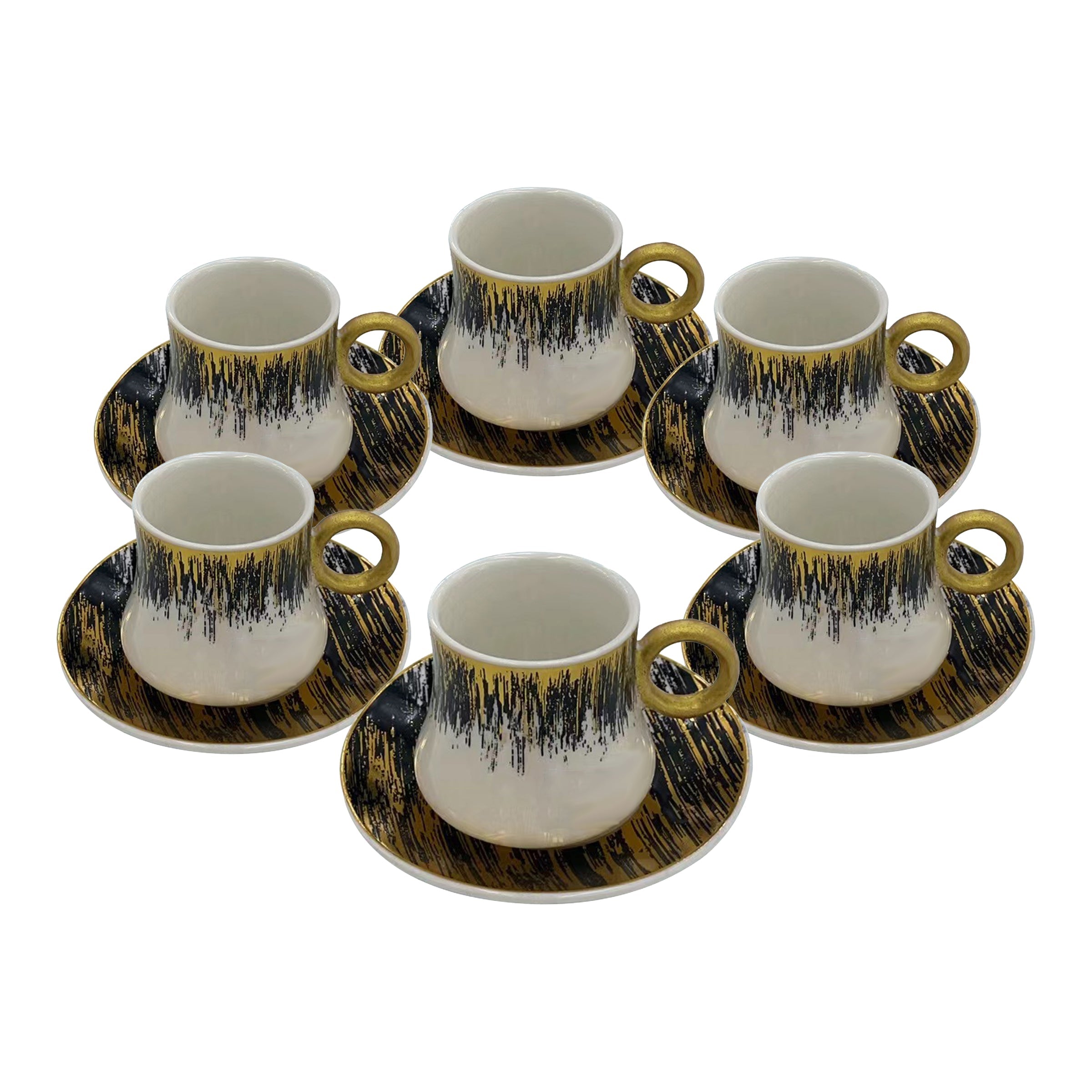 Coffee Cup 6 Set Cup/Saucers - A12-8