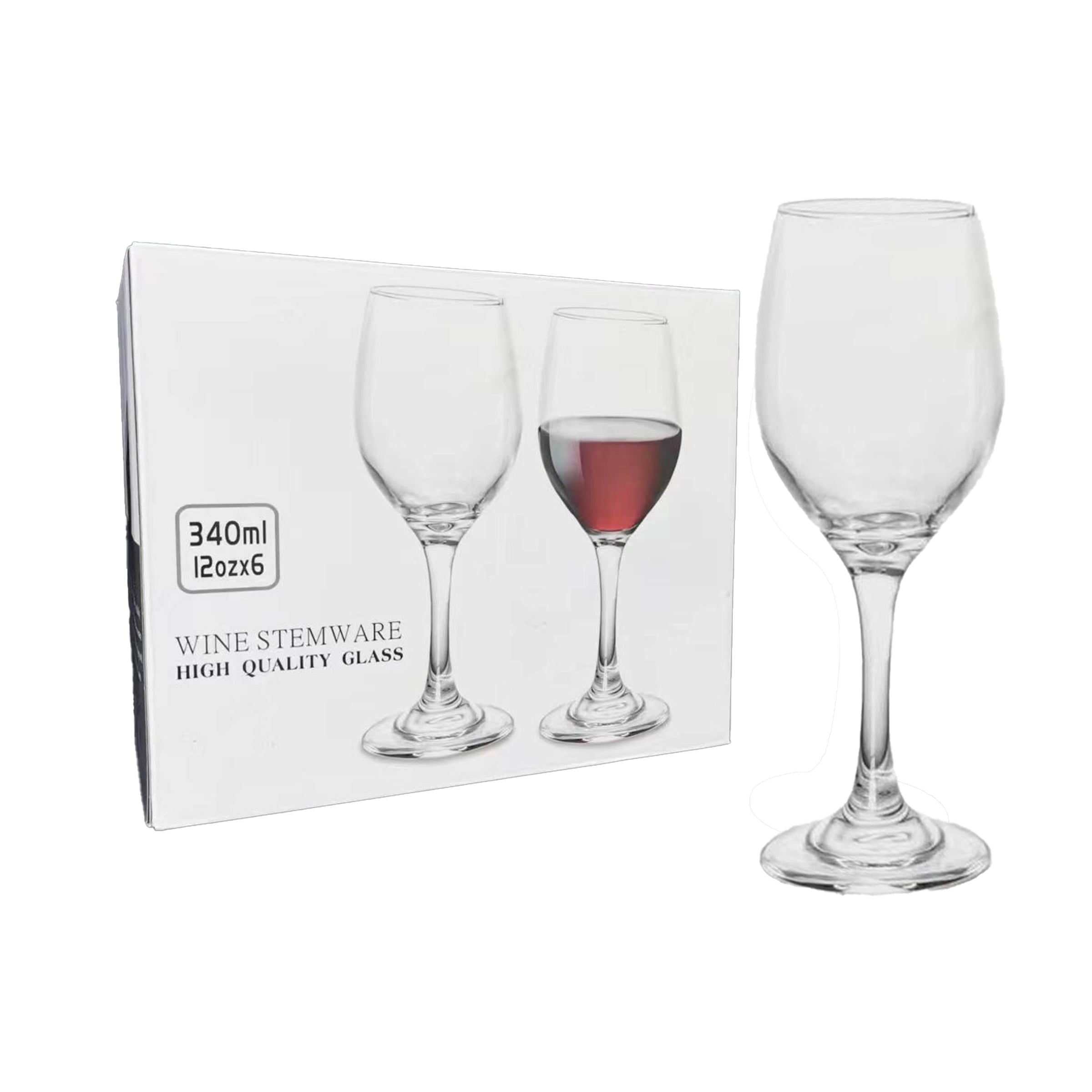 Glass Cup 330ml - BMR3057