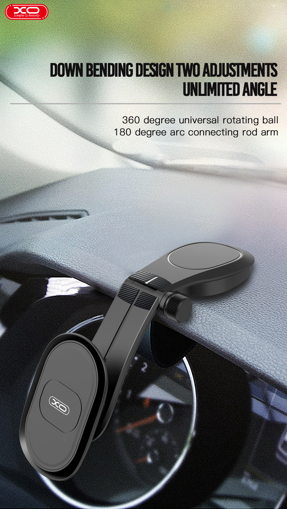 MAGNETIC SUCTION CAR MOUNT C52 PACK OF 12