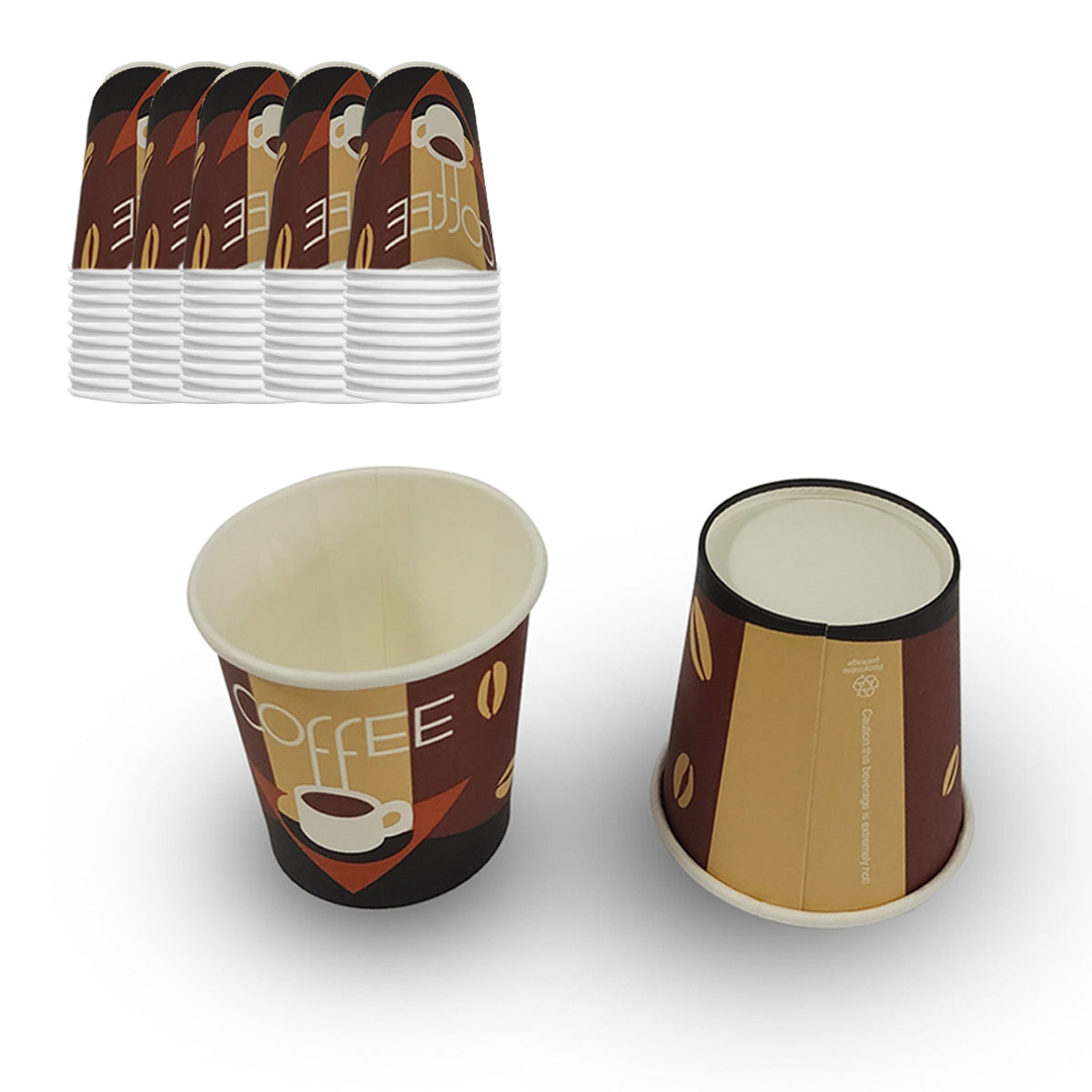 4oz Single Paper Cup Single Pack 50pcs/pack - DS-SP4-pack