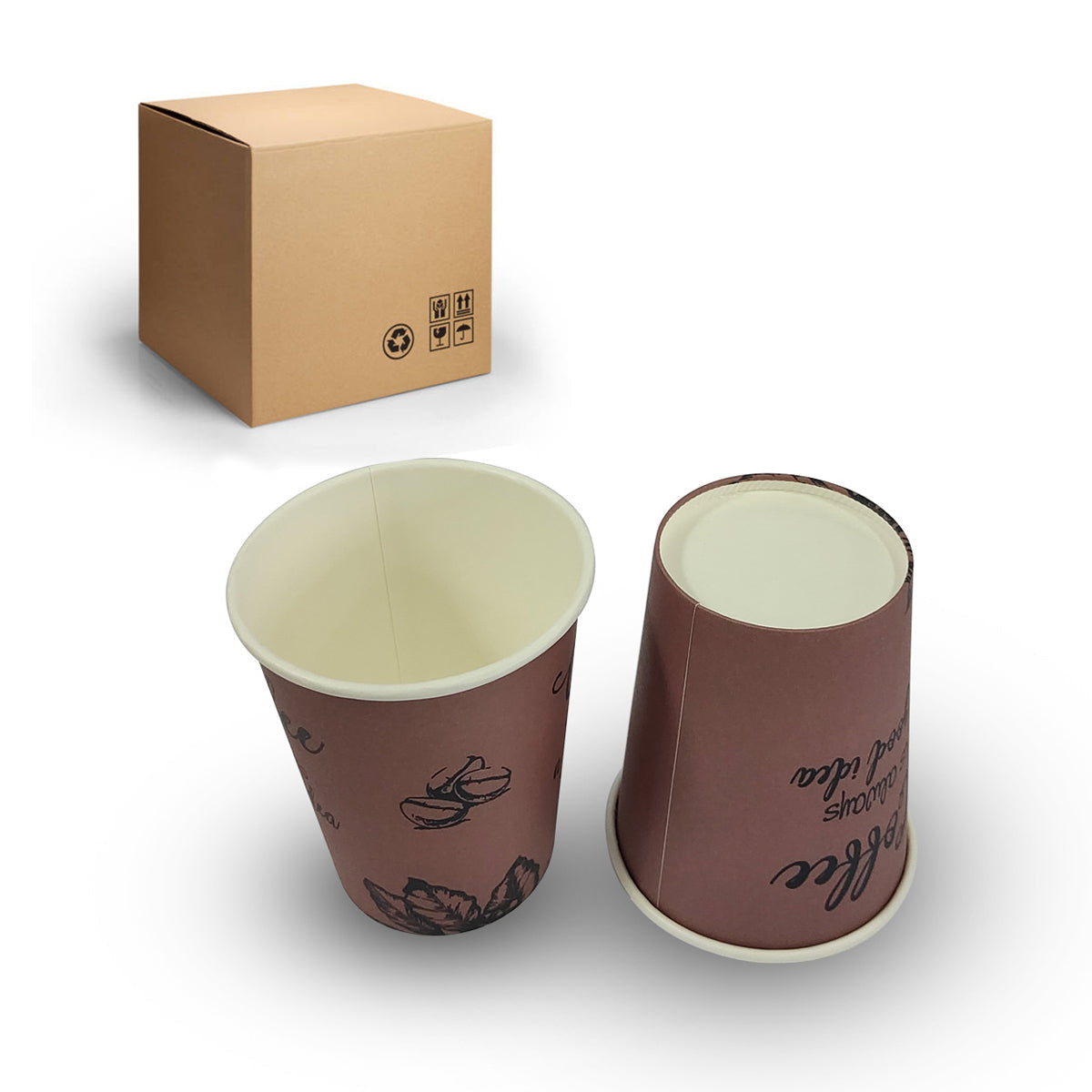 8oz Single Paper Cup 20 Pack Full Case - DS-SP8