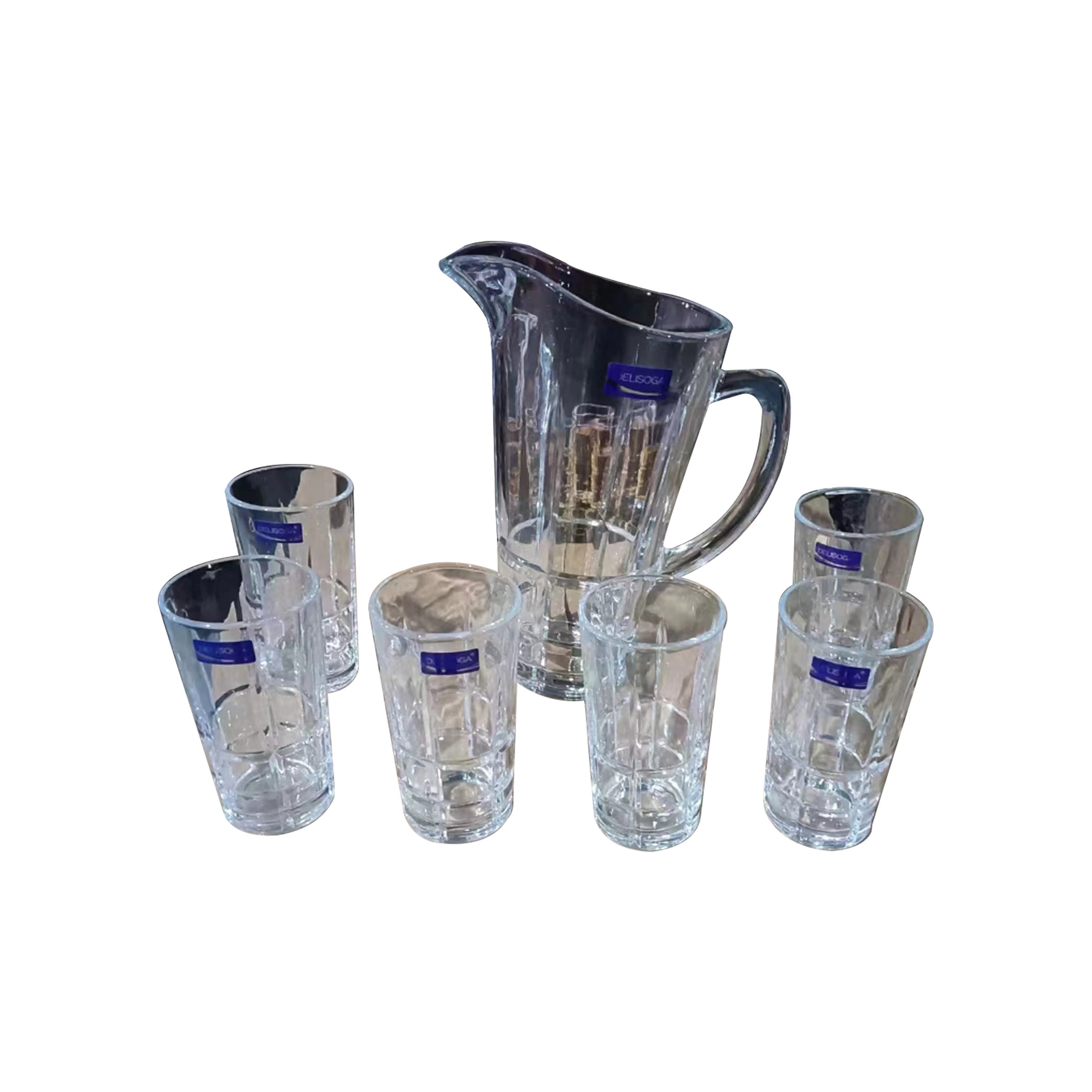 Glass Pitcher 7 Set Cups/Pitcher - DSH2027/L7