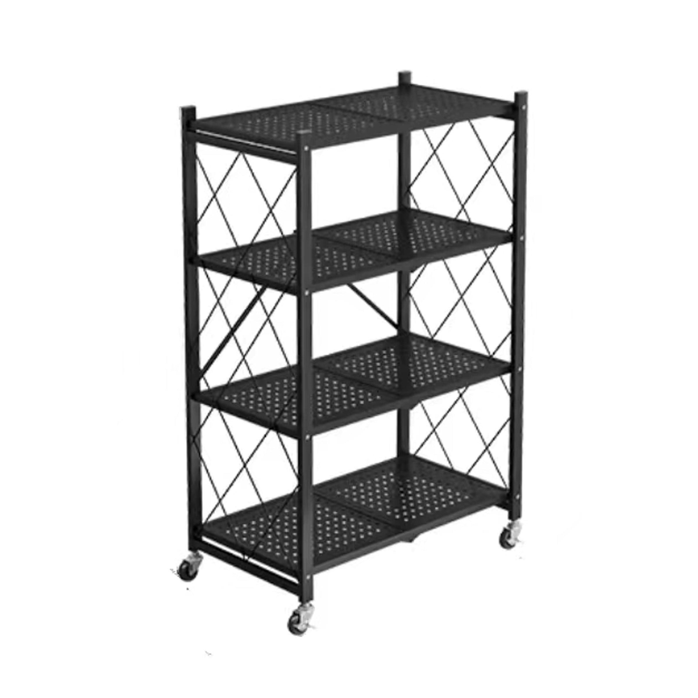 Foldable Storage Basket 4 Layers Black - FS-4B