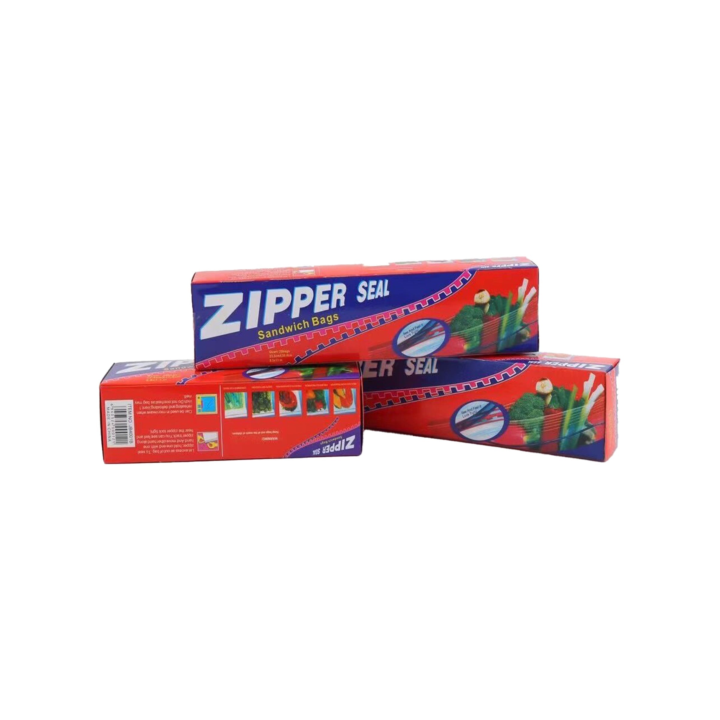 Food Seal Zipper Bag 6.5"x7" 50pcs/box - JB4001B