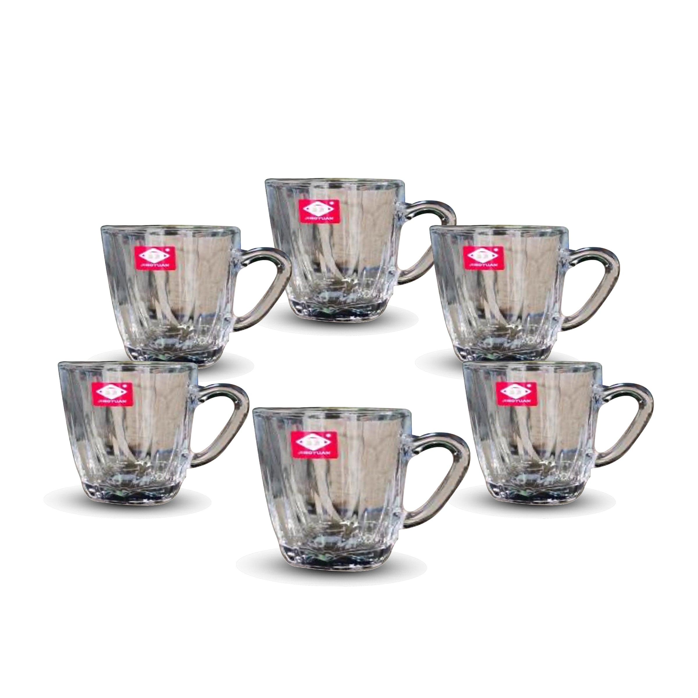 Glass Tea Cup 6pcs Set - JZB-12410