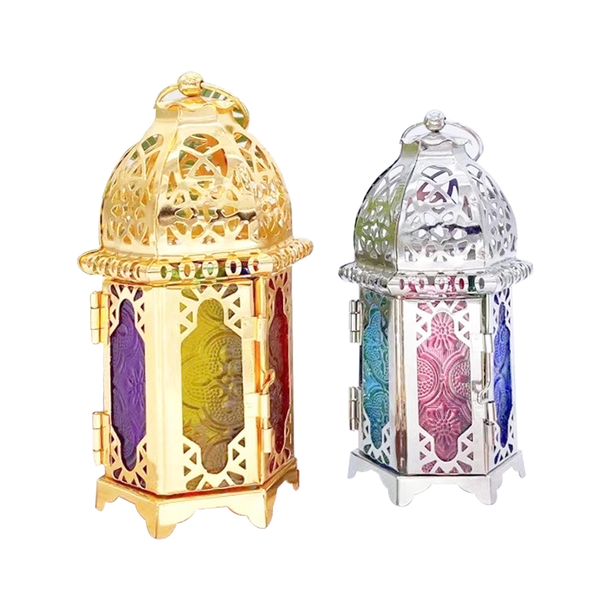 Ramadan Lantern Mix with LED Gold/Silver - RM25-113