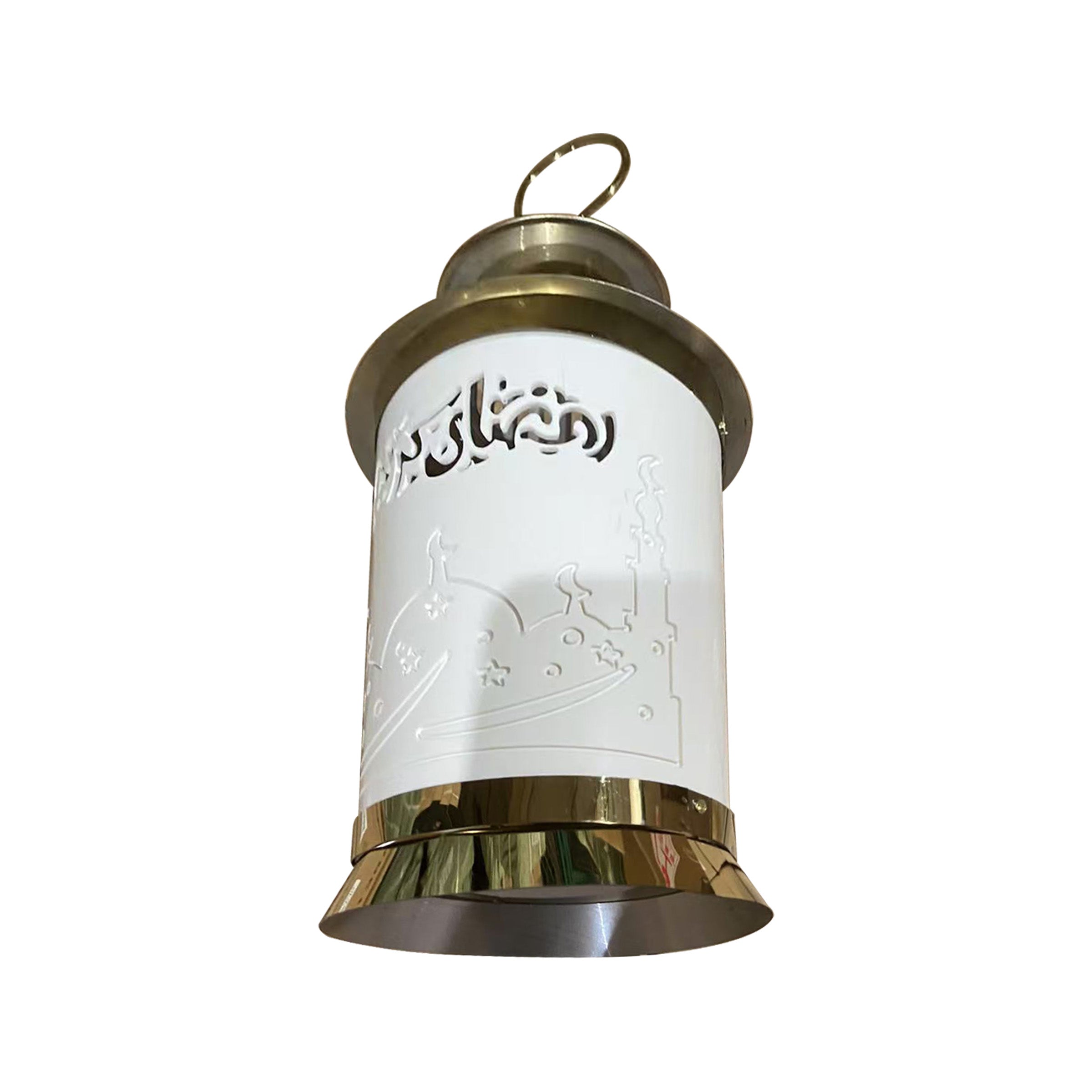 Ramadan Lantern Gold 13x13x29cm - RM25-175
