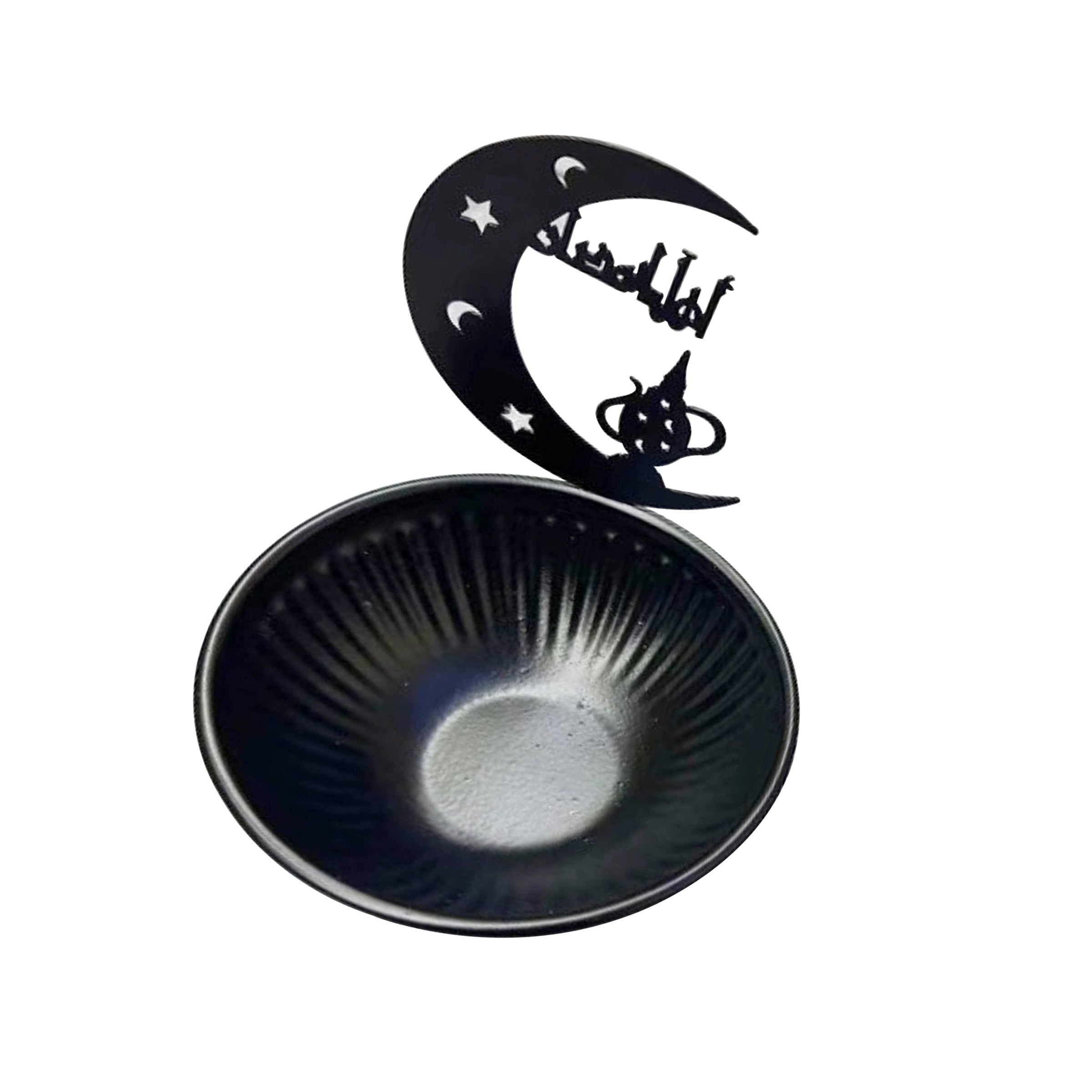 Ramadan Round Tray Black - RM25-223