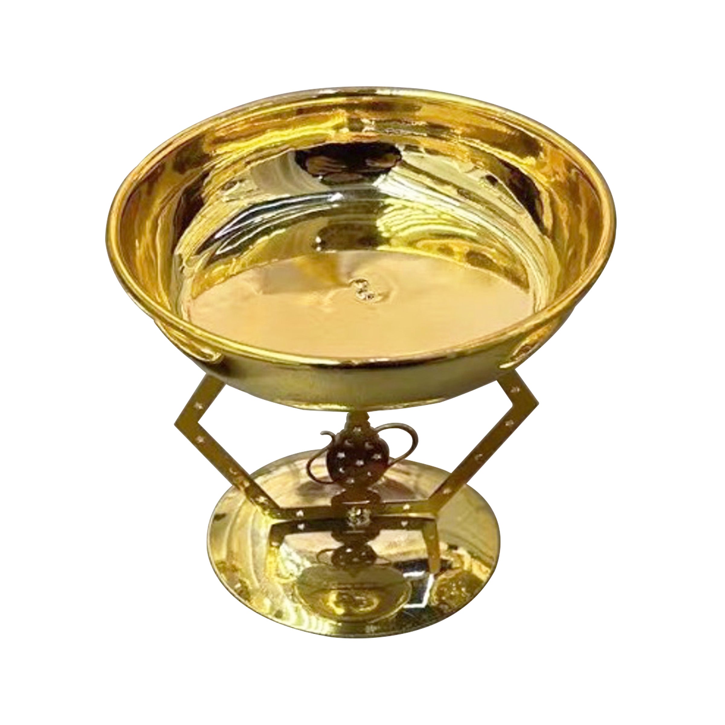 Ramadan Tray with base Gold - RM25-238