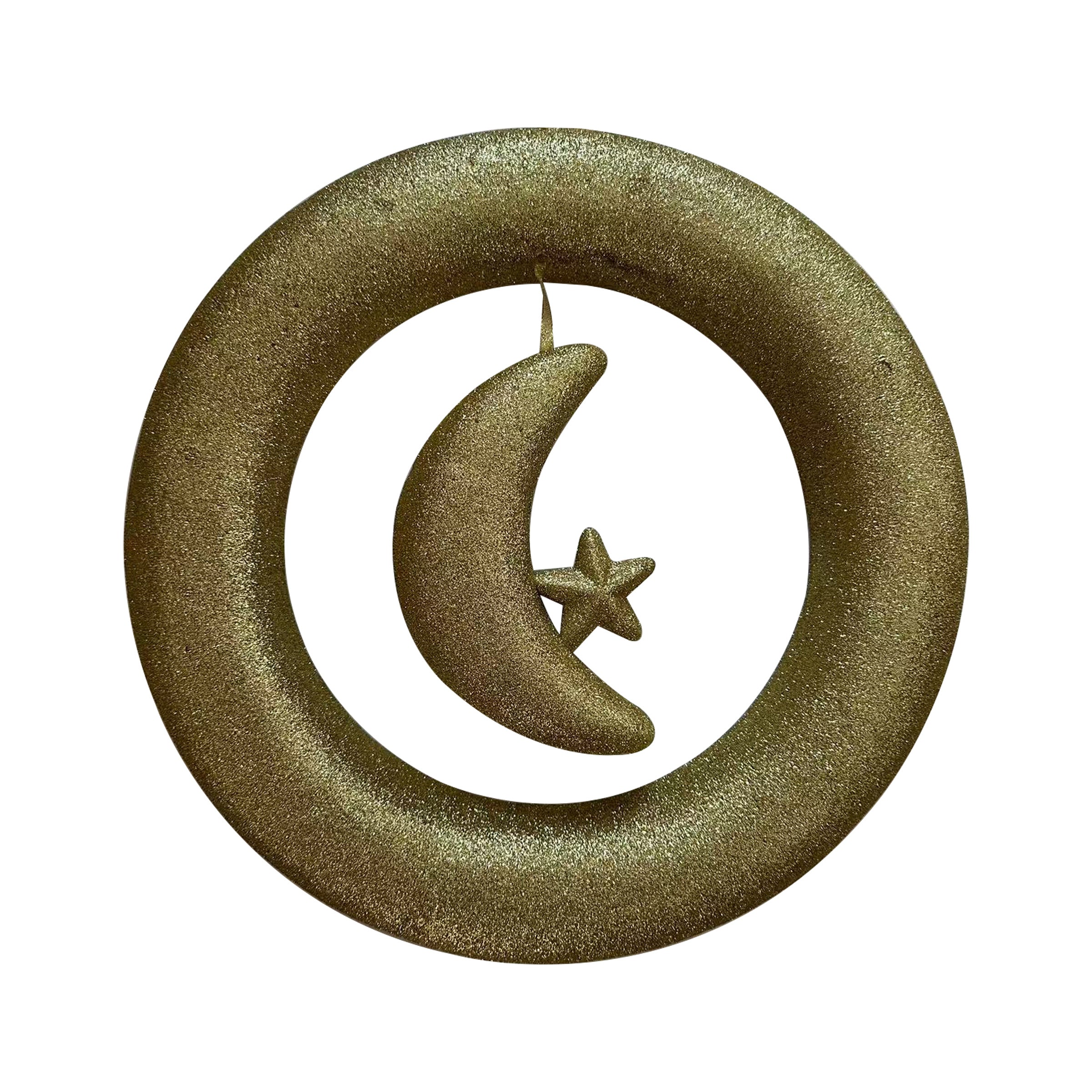 Ramadan Foam Hanging Pendant Gold - RM25-316G