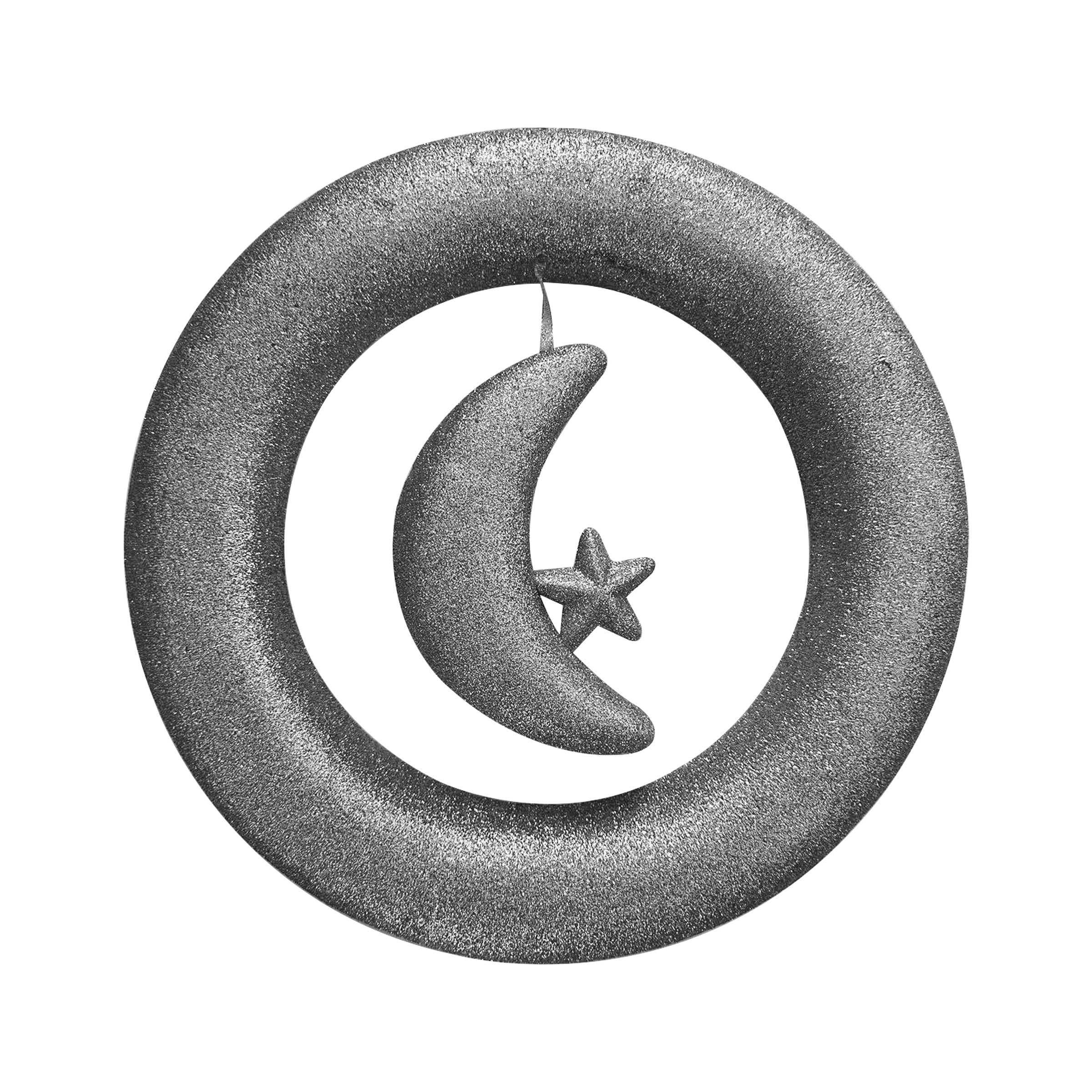 Ramadan Foam Hanging Pendant Silver - RM25-316S