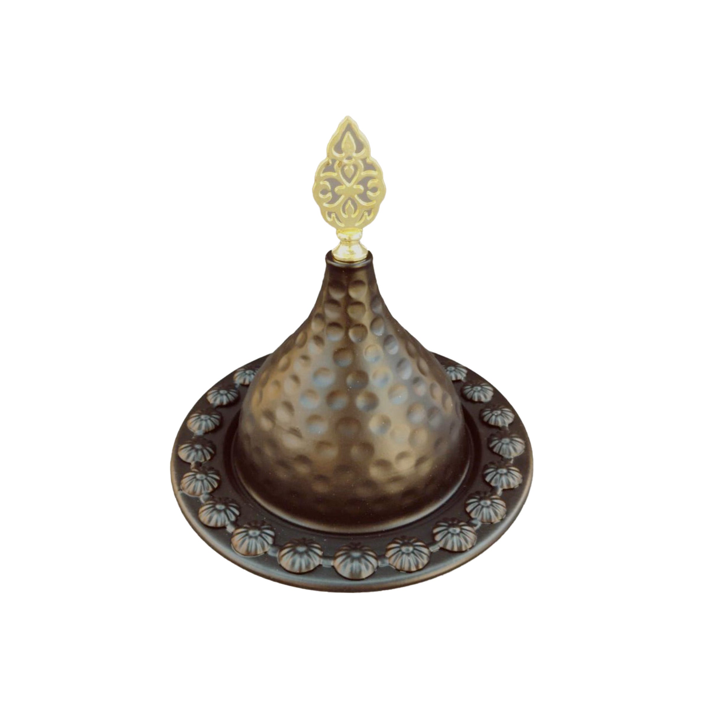 Ramadan Candy Bowl with Lid Black - RM25-328