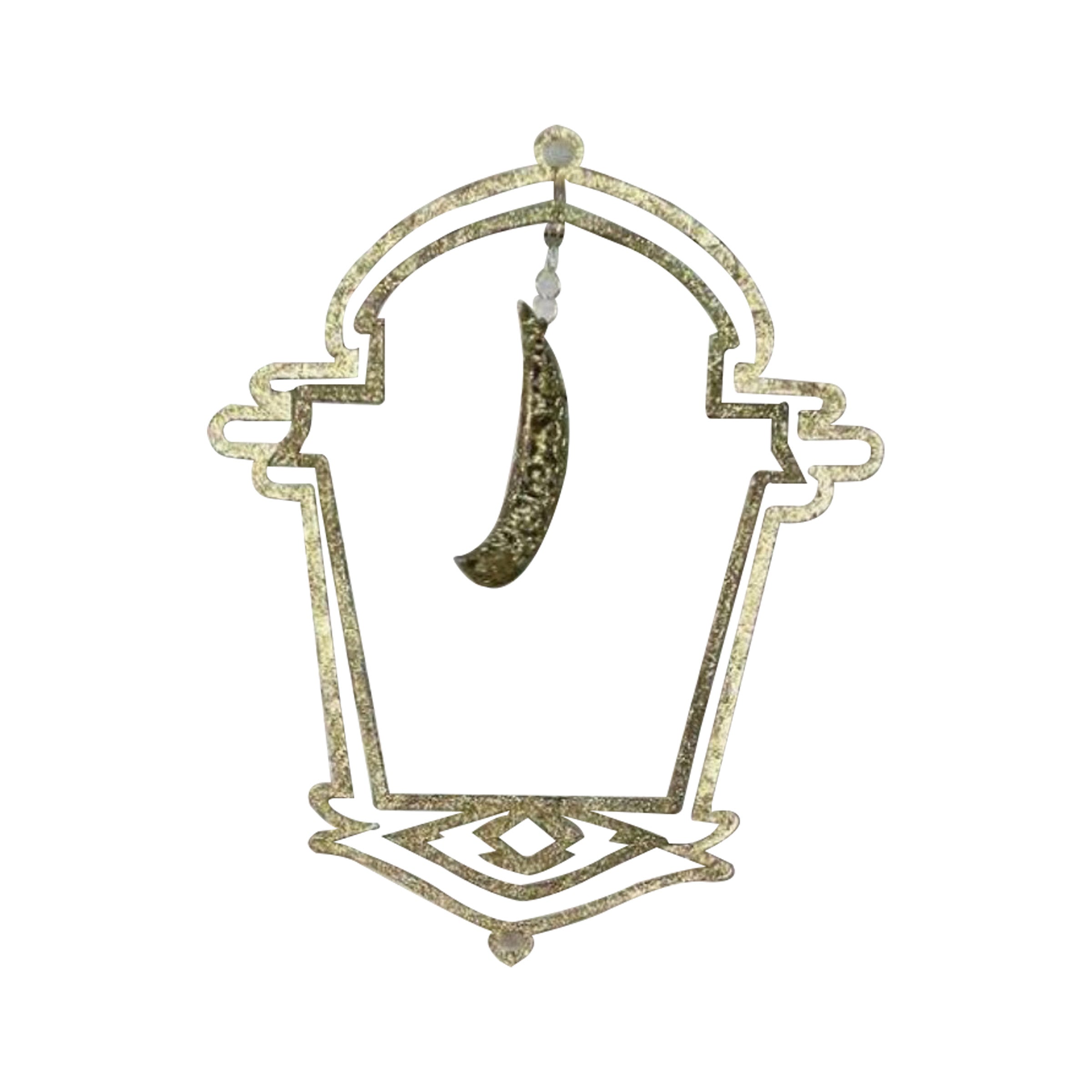 Ramadan Hanging Pendant Gold 44cm RM25-364G
