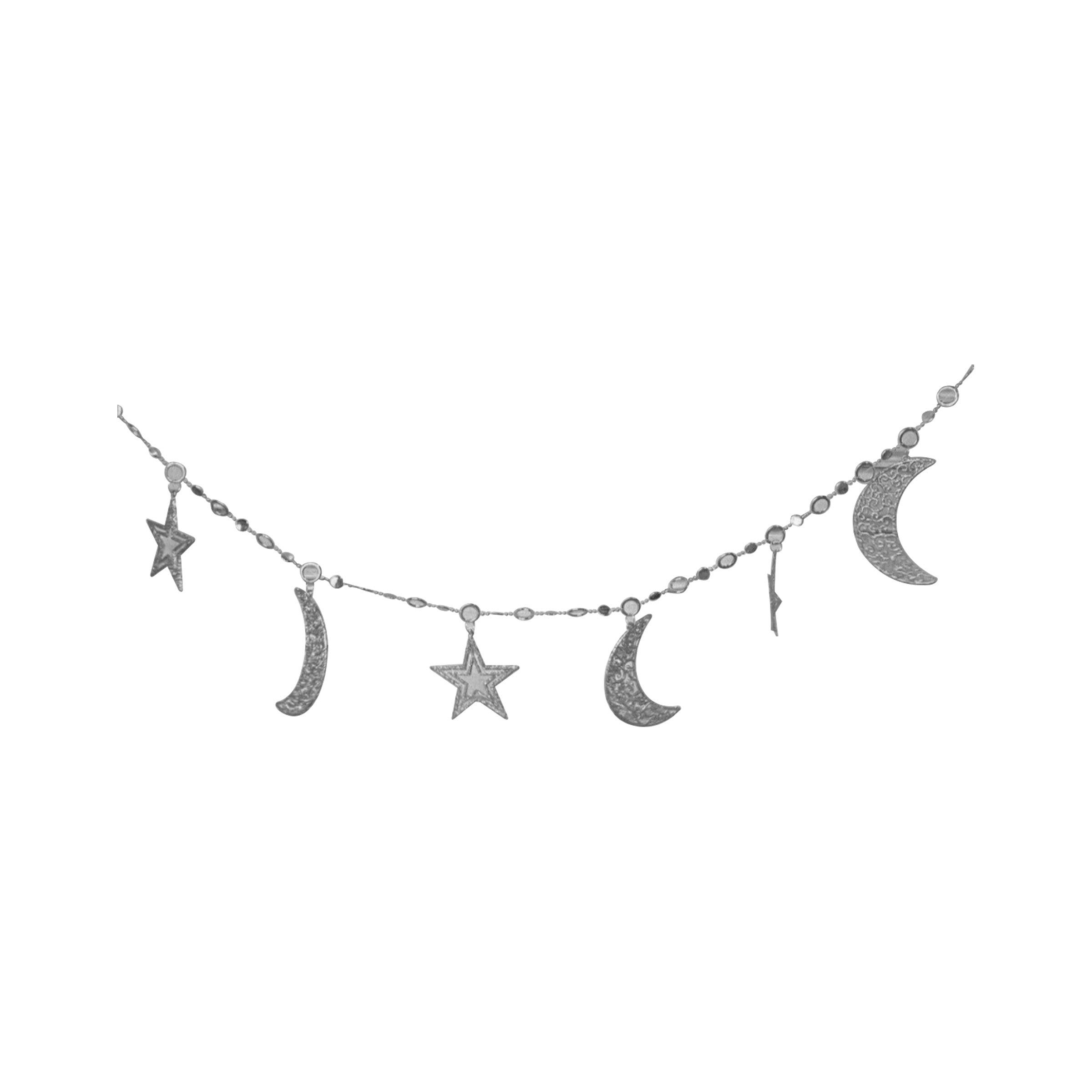 Ramadan Hanging Pendant Silver 117cm RM25-367S
