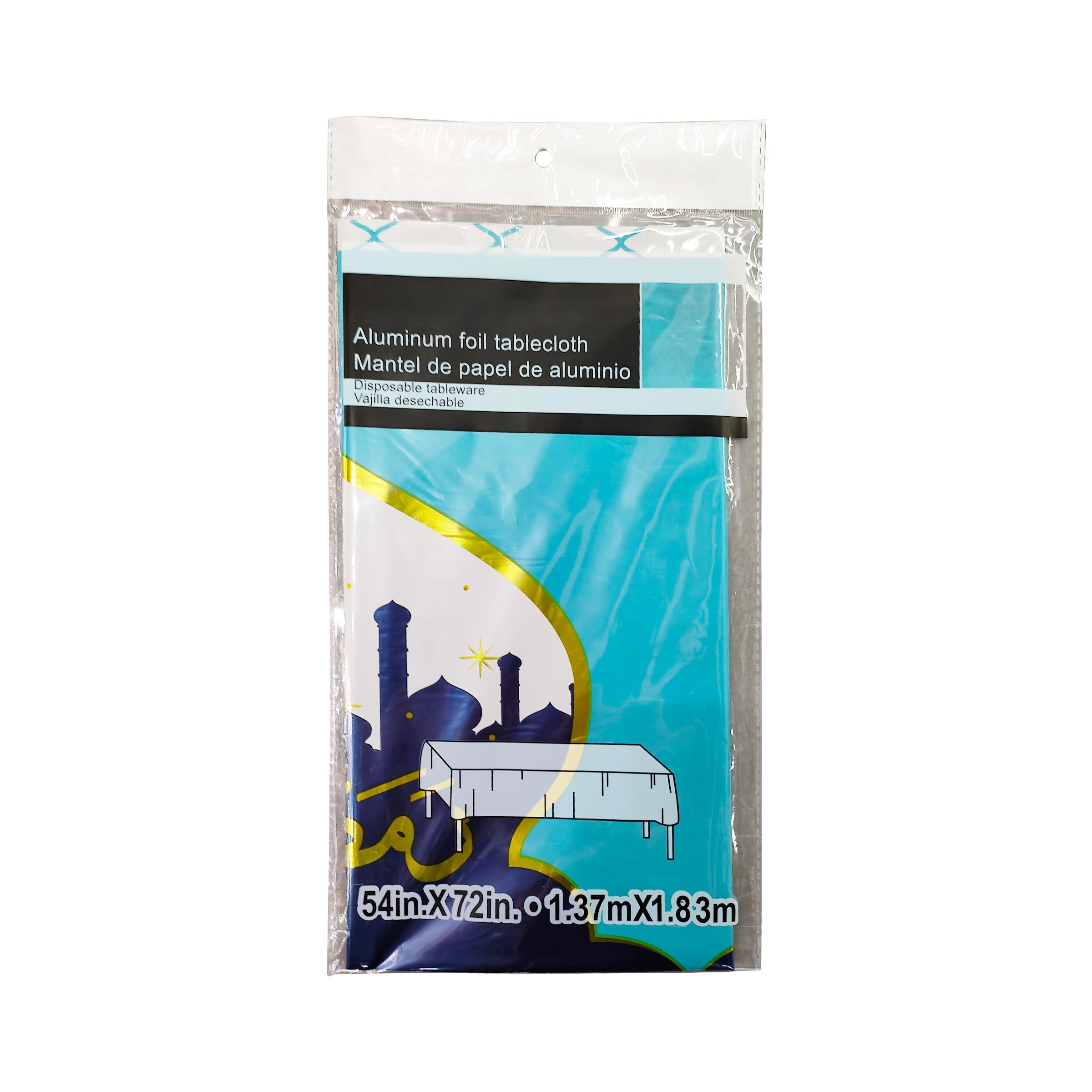 Ramadan Table Cloth-Mix 5 designs 137x183cm RM25-369