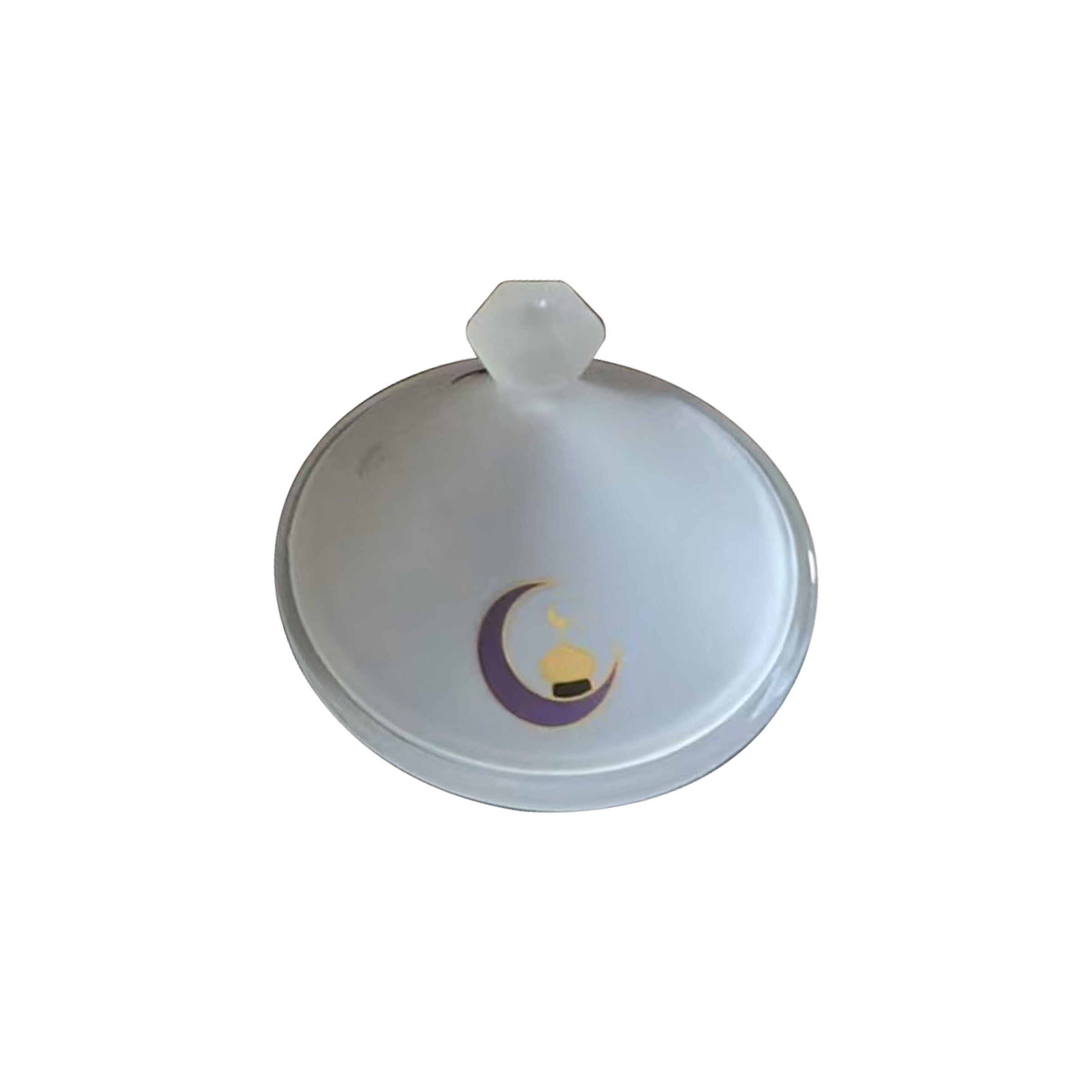 Ramadan Glass Bowl with Lid - RM25-43