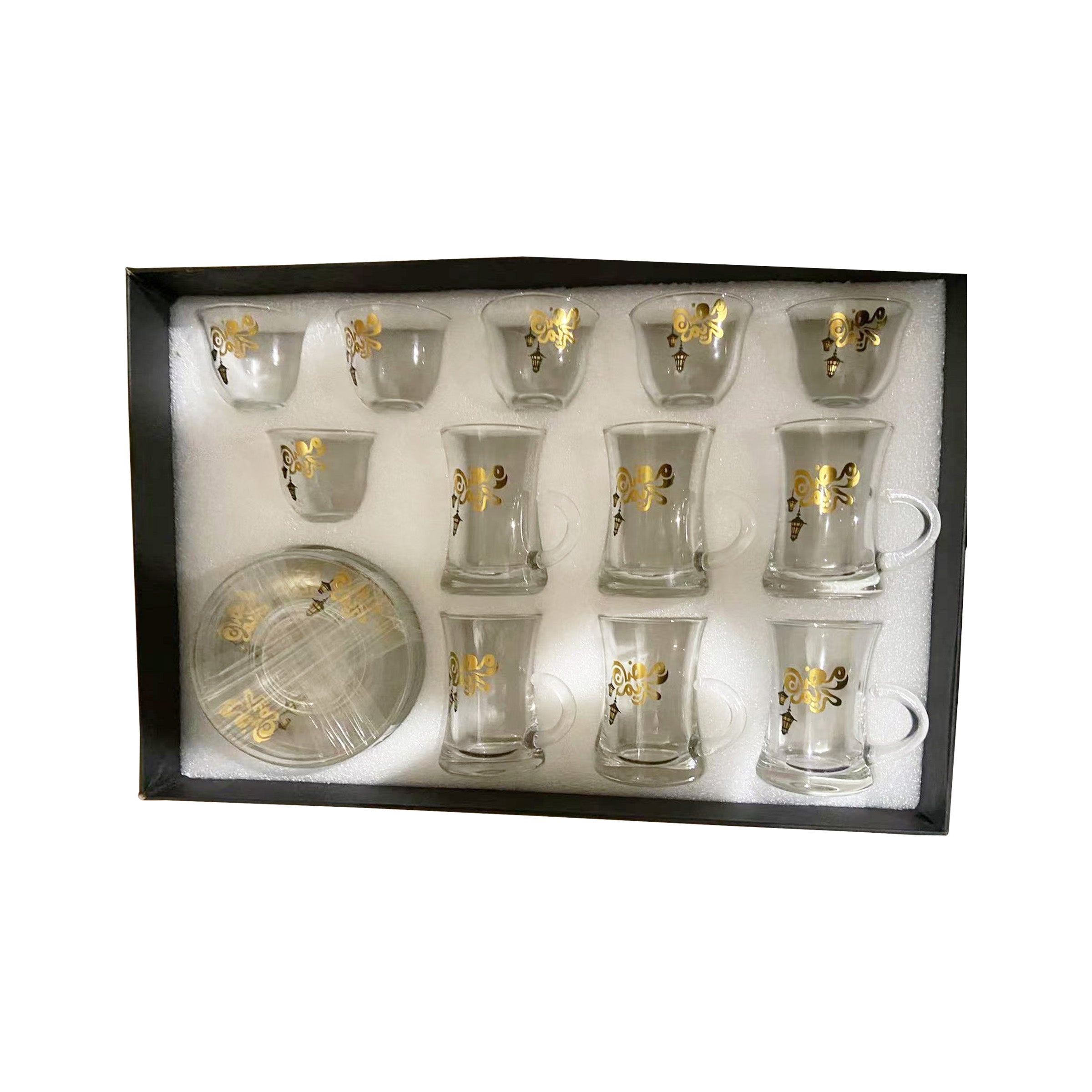 Ramadan Glass Cup Set (Clear) - RM25-44