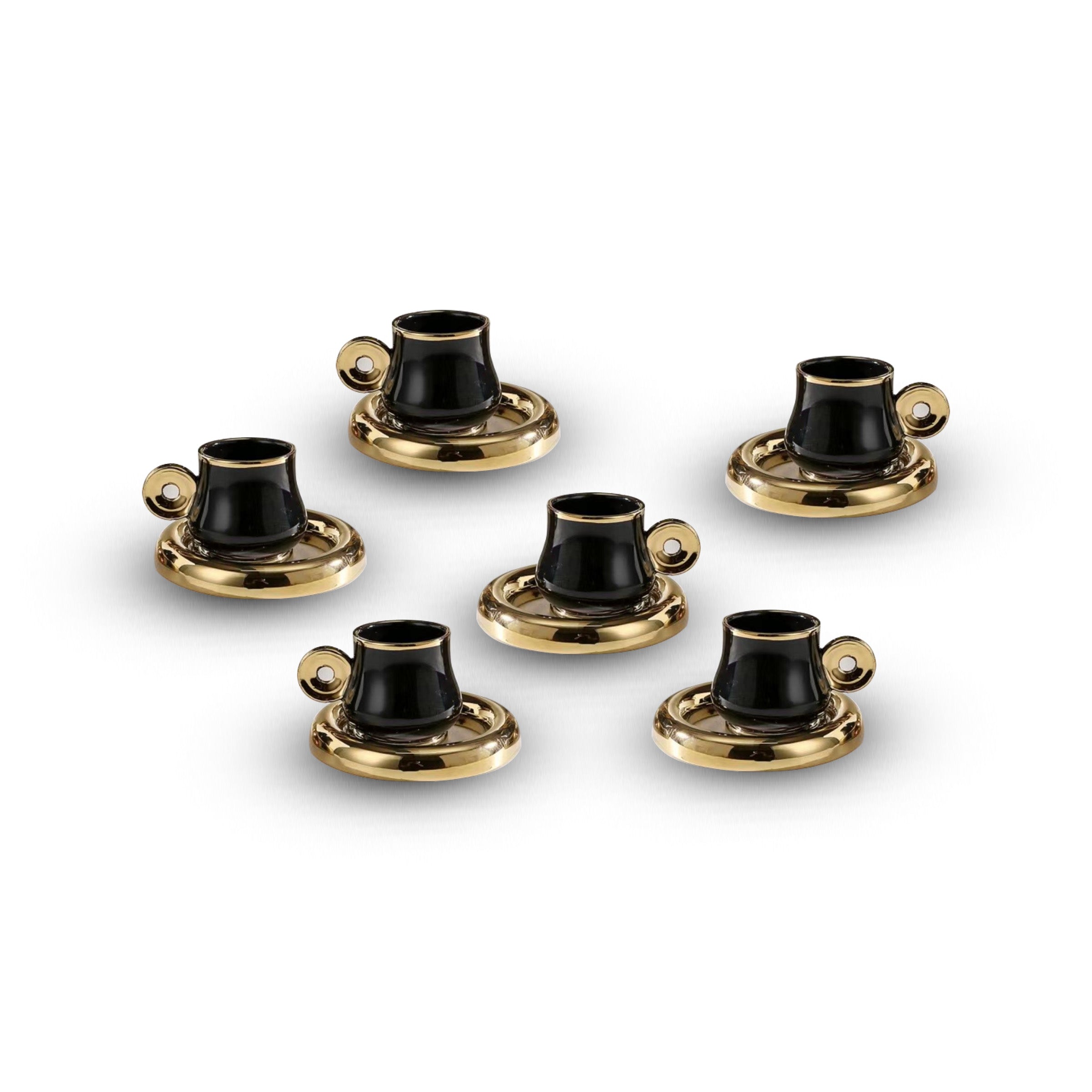 Coffee Cup Set-6pcs Cup/Saucers - RS2312