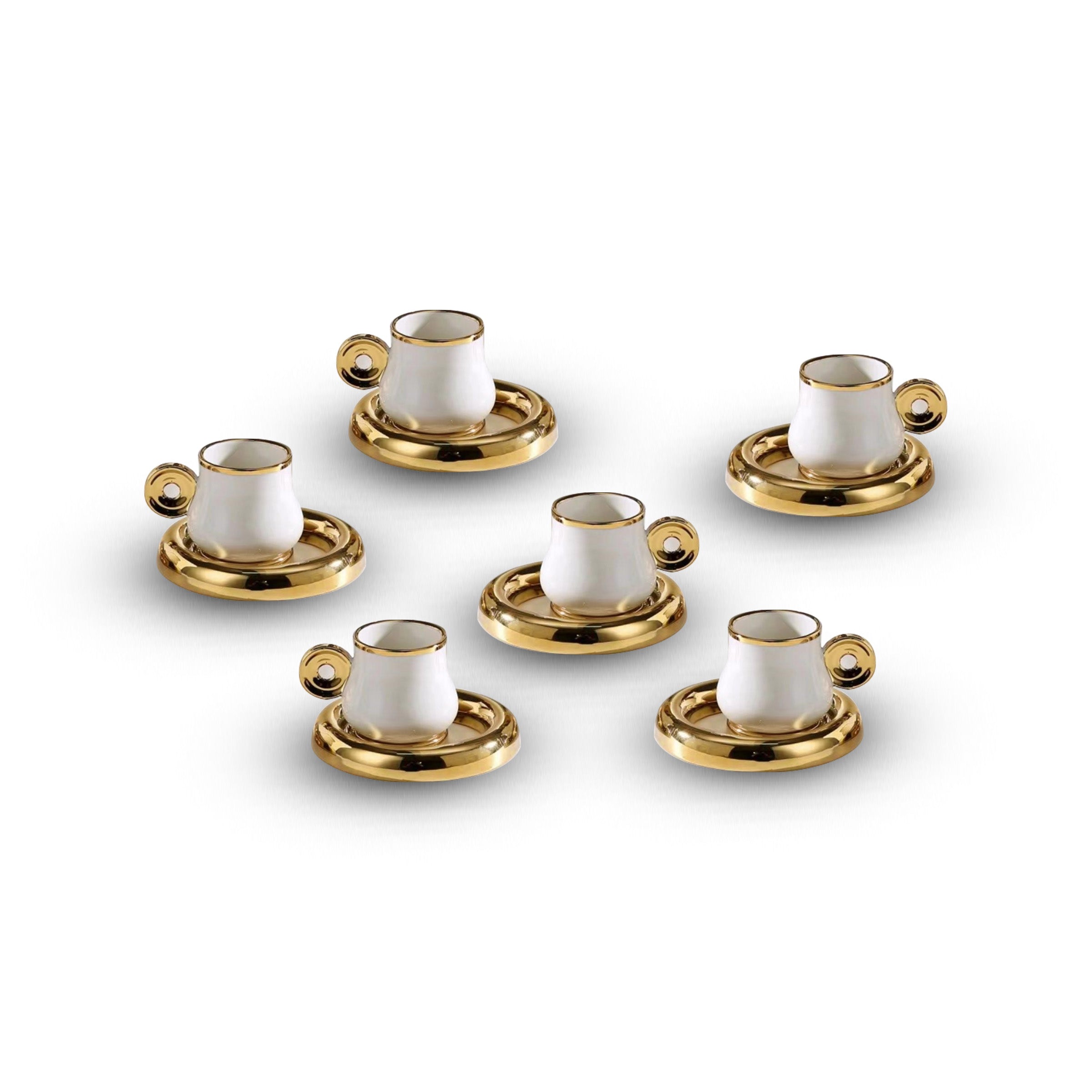Coffee Cup Set-6pcs Cup/Saucers - RS2313