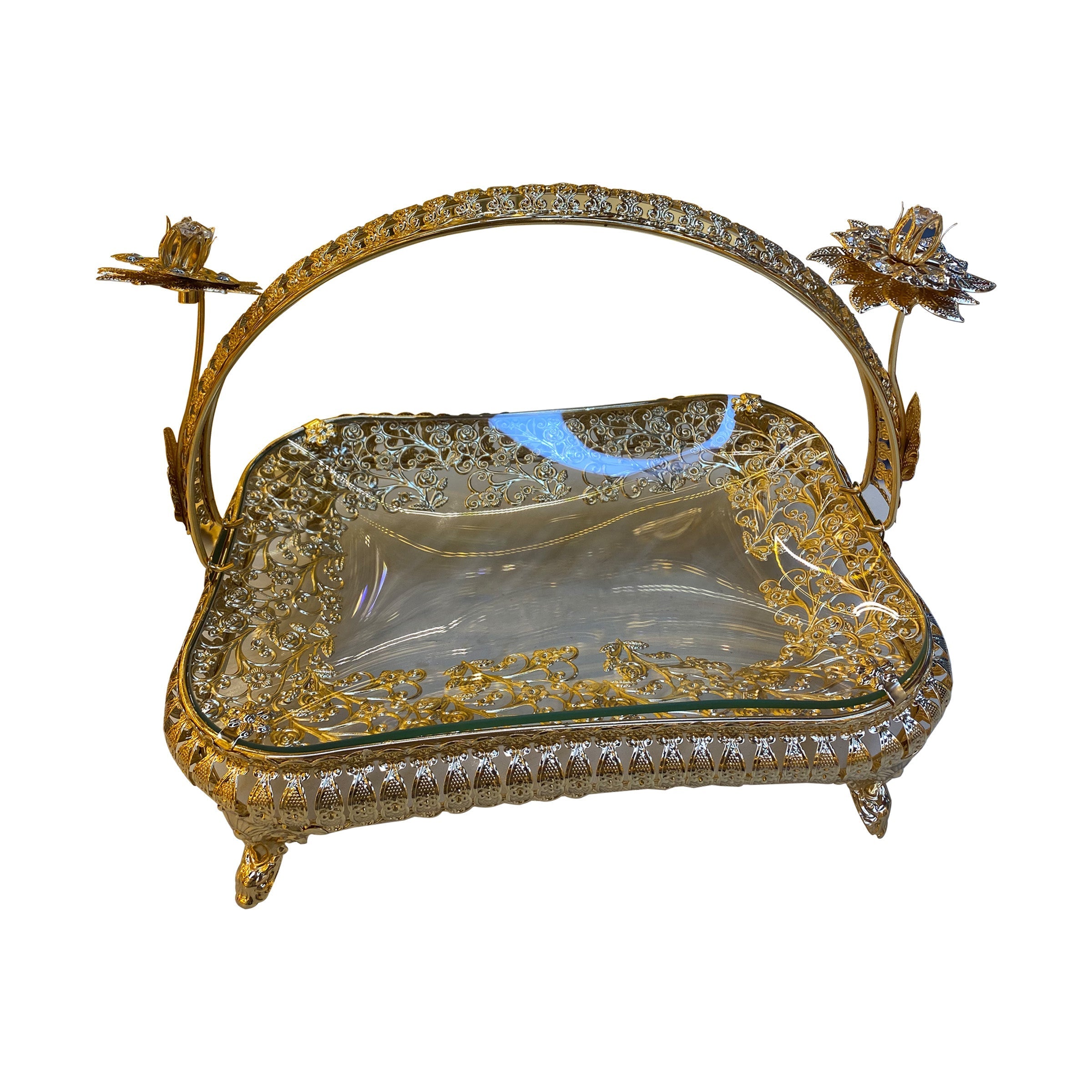 Candy Tray 31x22x26cm Gold - SJ1120L