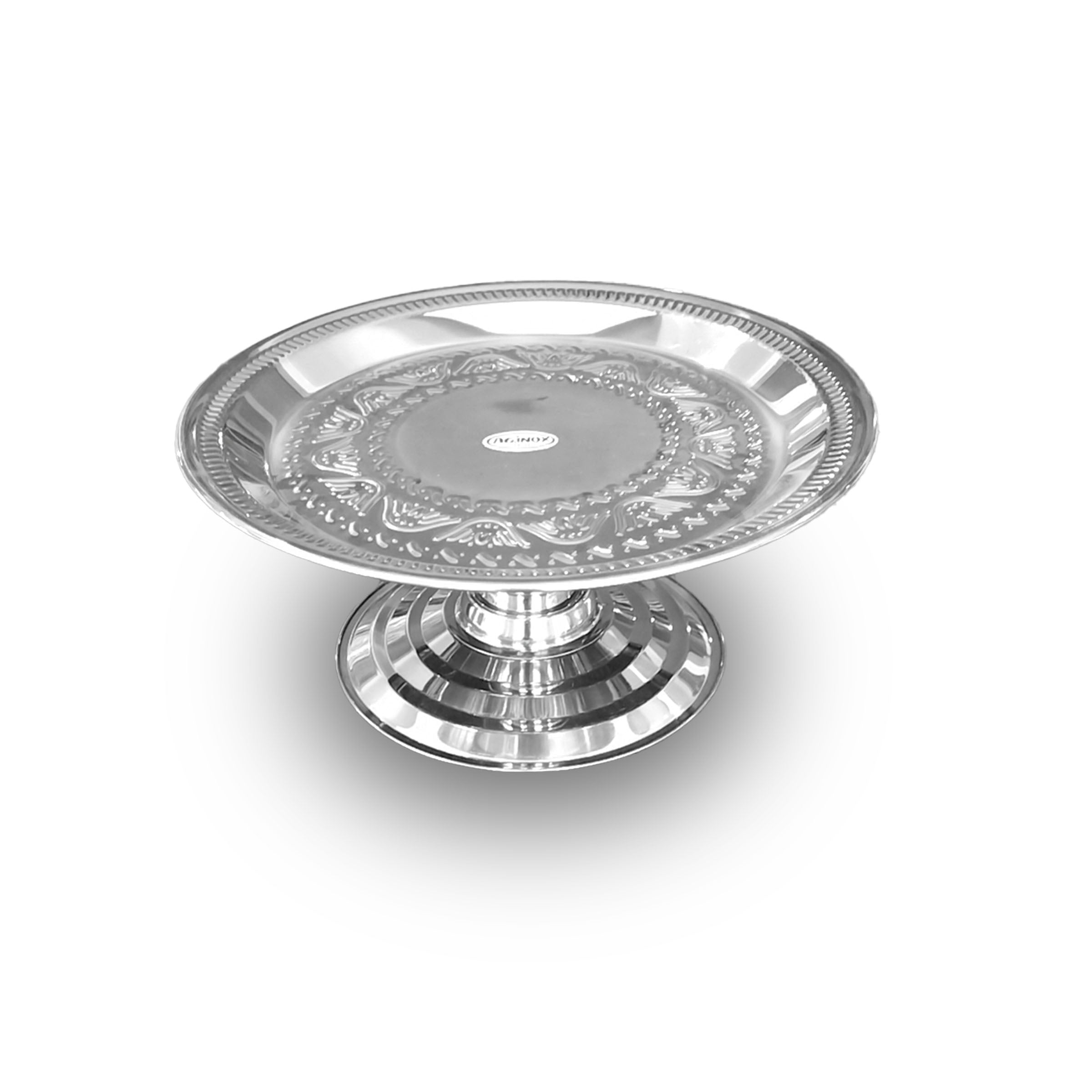 Metal Cake Stand 32cm Silver - T32S