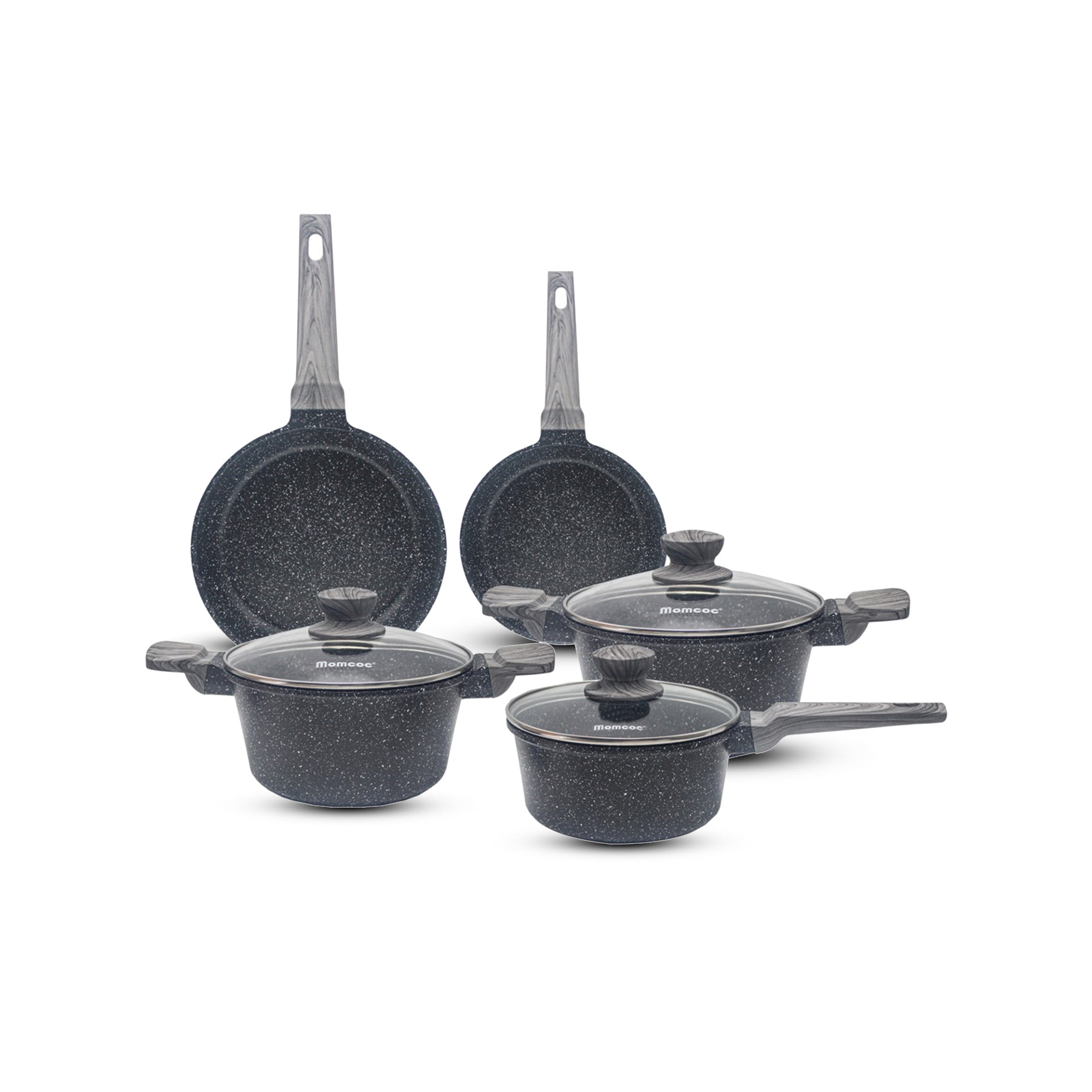 Cookware Pots/Lids & Frying Pans 8pcs Set - TB0851