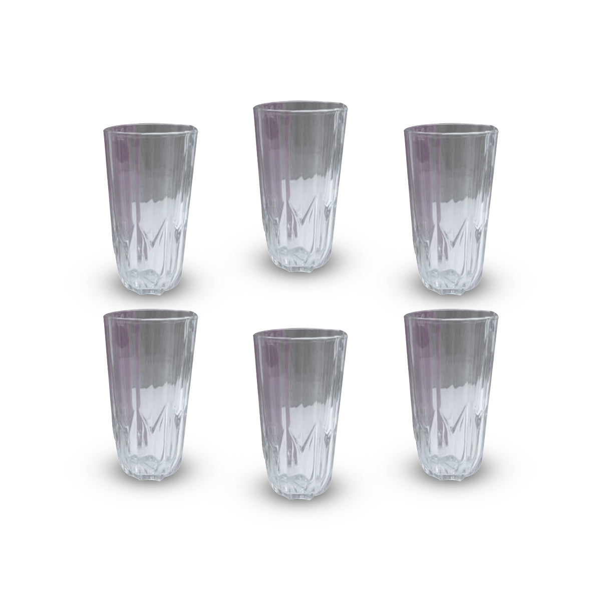 Glass Cup 6pcs Set 285ml - WB16816