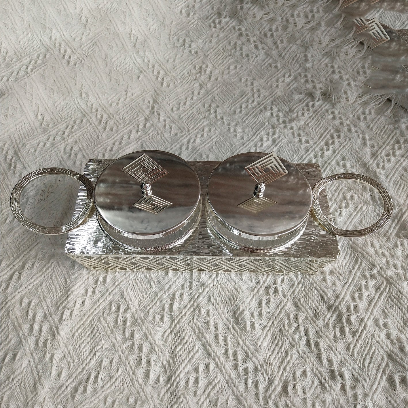 Candy bowl set 2pcs - WJ2033-2