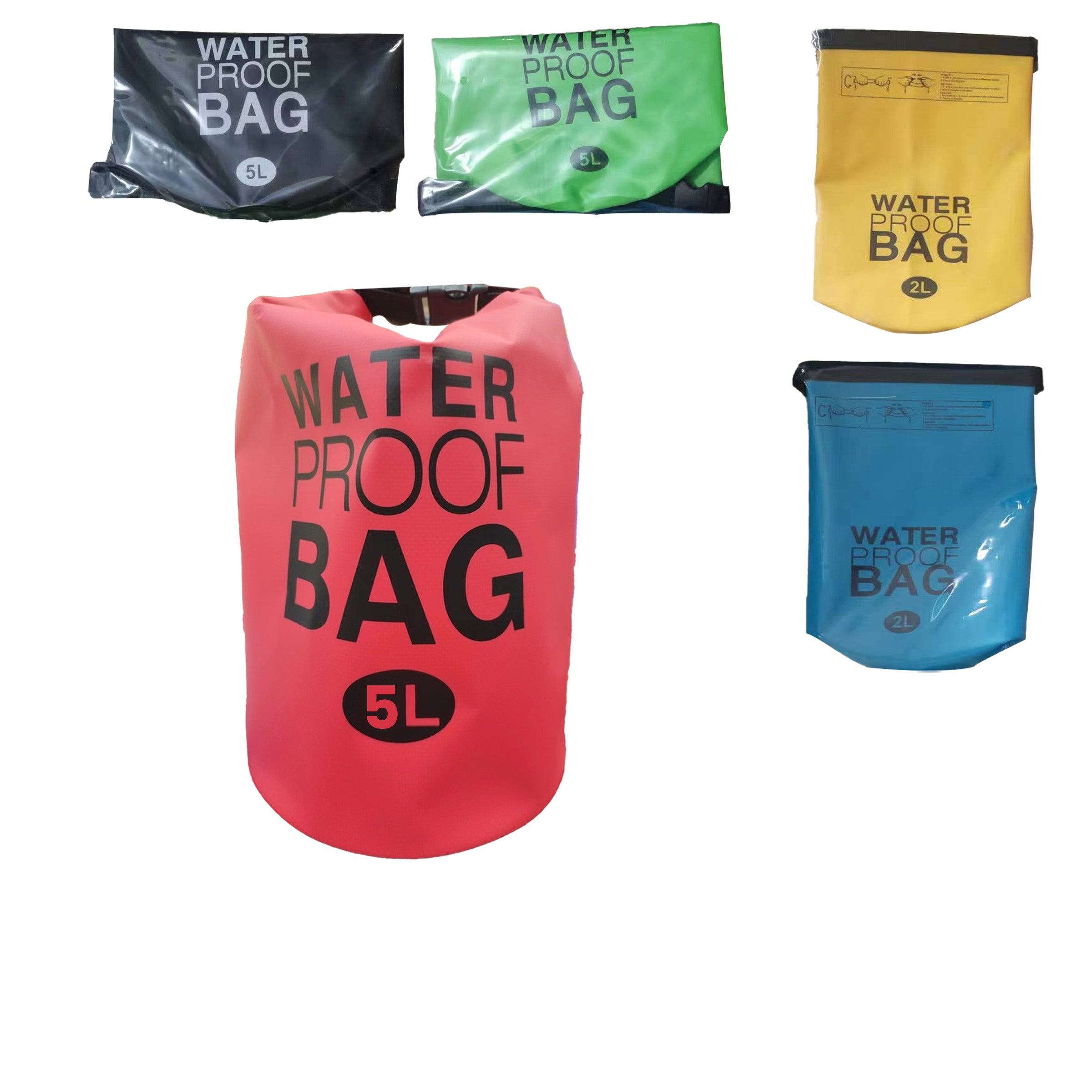 Waterproof Bag 5L Mix 5 Colors - WPB-5L