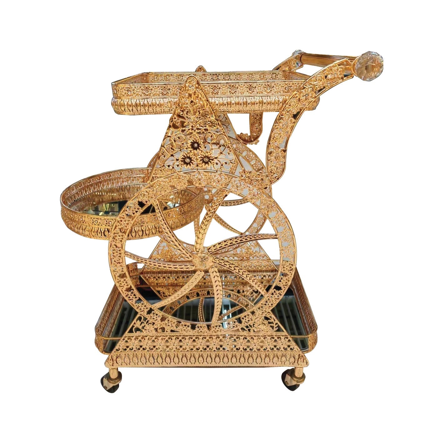 Trolley Gold Tray - XCC20