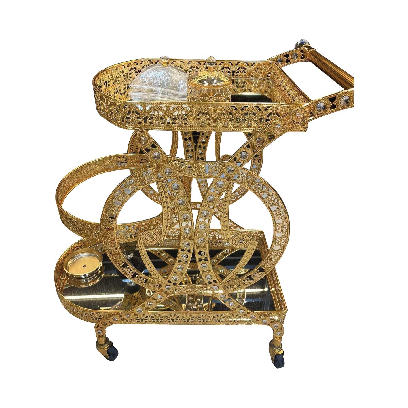 Trolley Gold Tray - XCC22