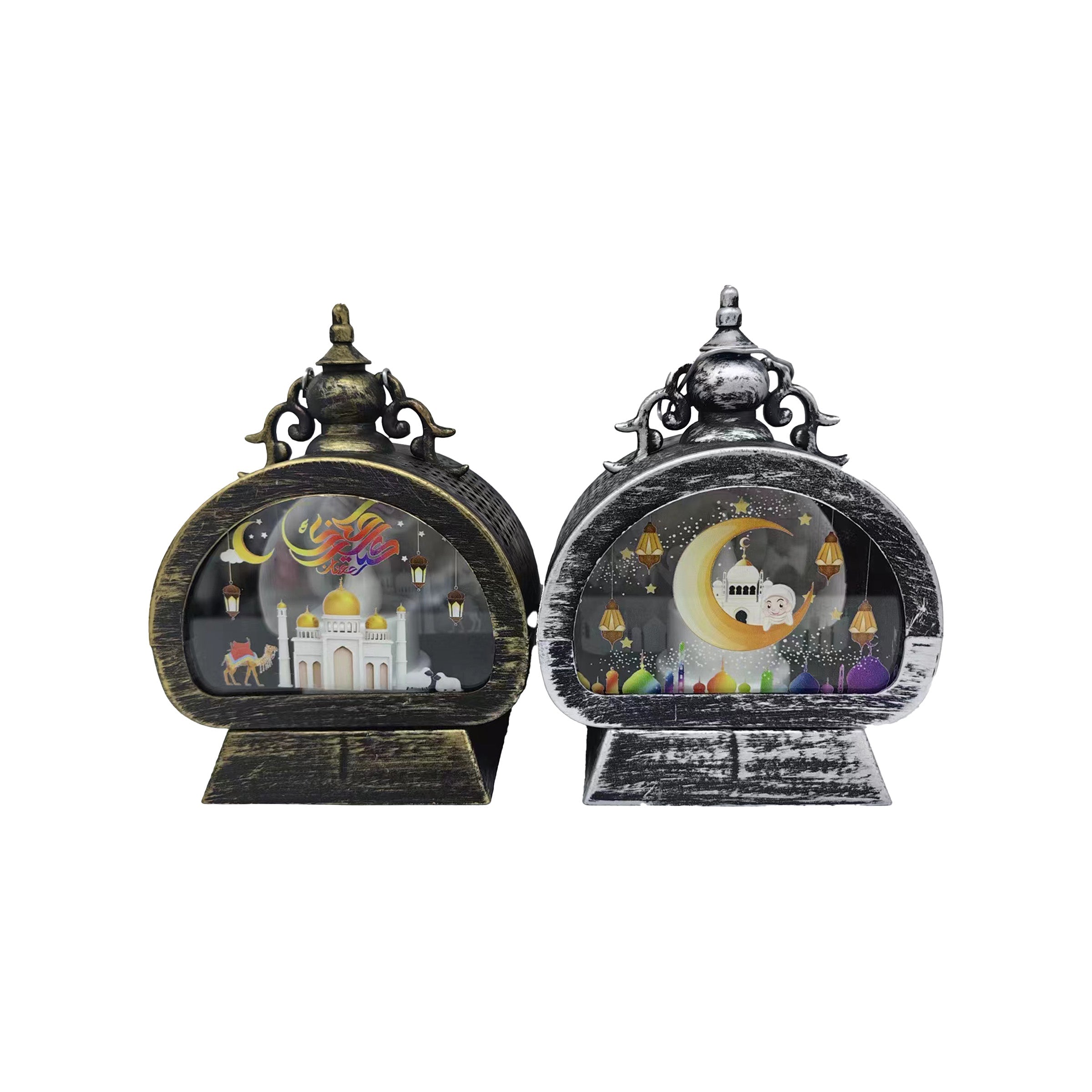 Ramadan Lantern (Antique Silver/Antique Gold Mix packing) - XT-21