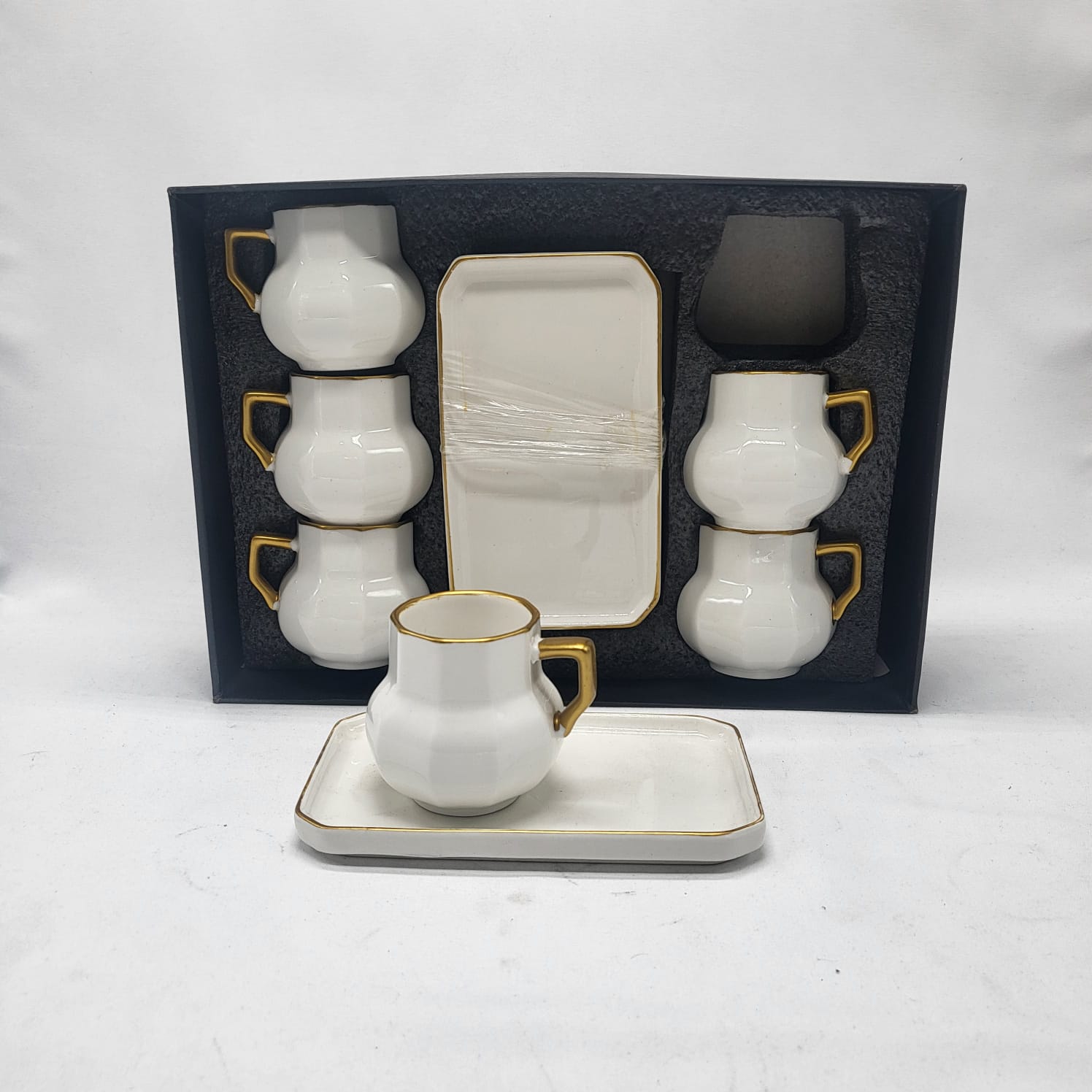 ESPRESSO CUP & SAUCER 100 ML 6 SET ZG-71