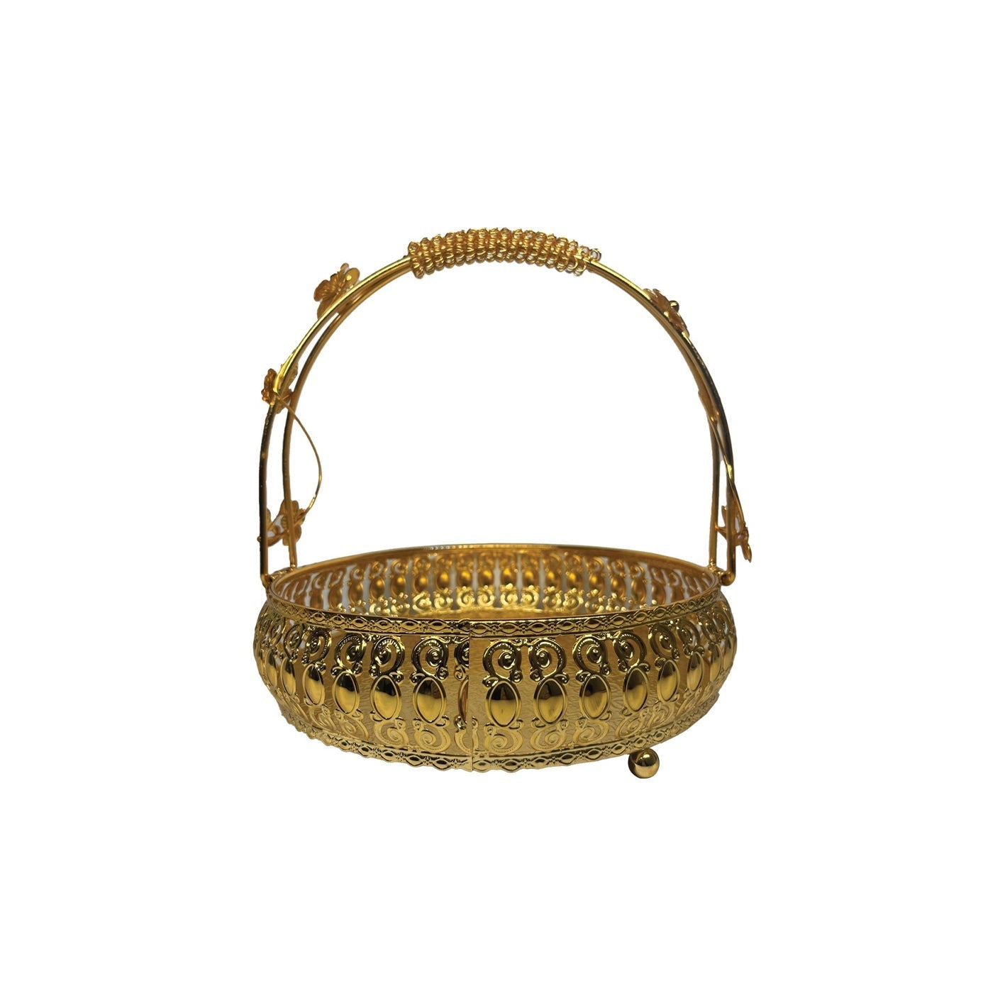 Round Candy Tray Gold - 2305 M