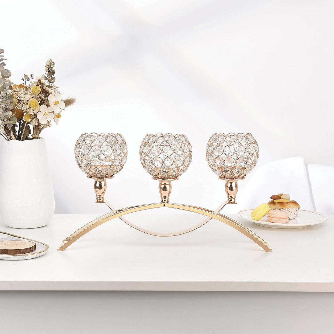 Crystal Candle Holders - 34216-11