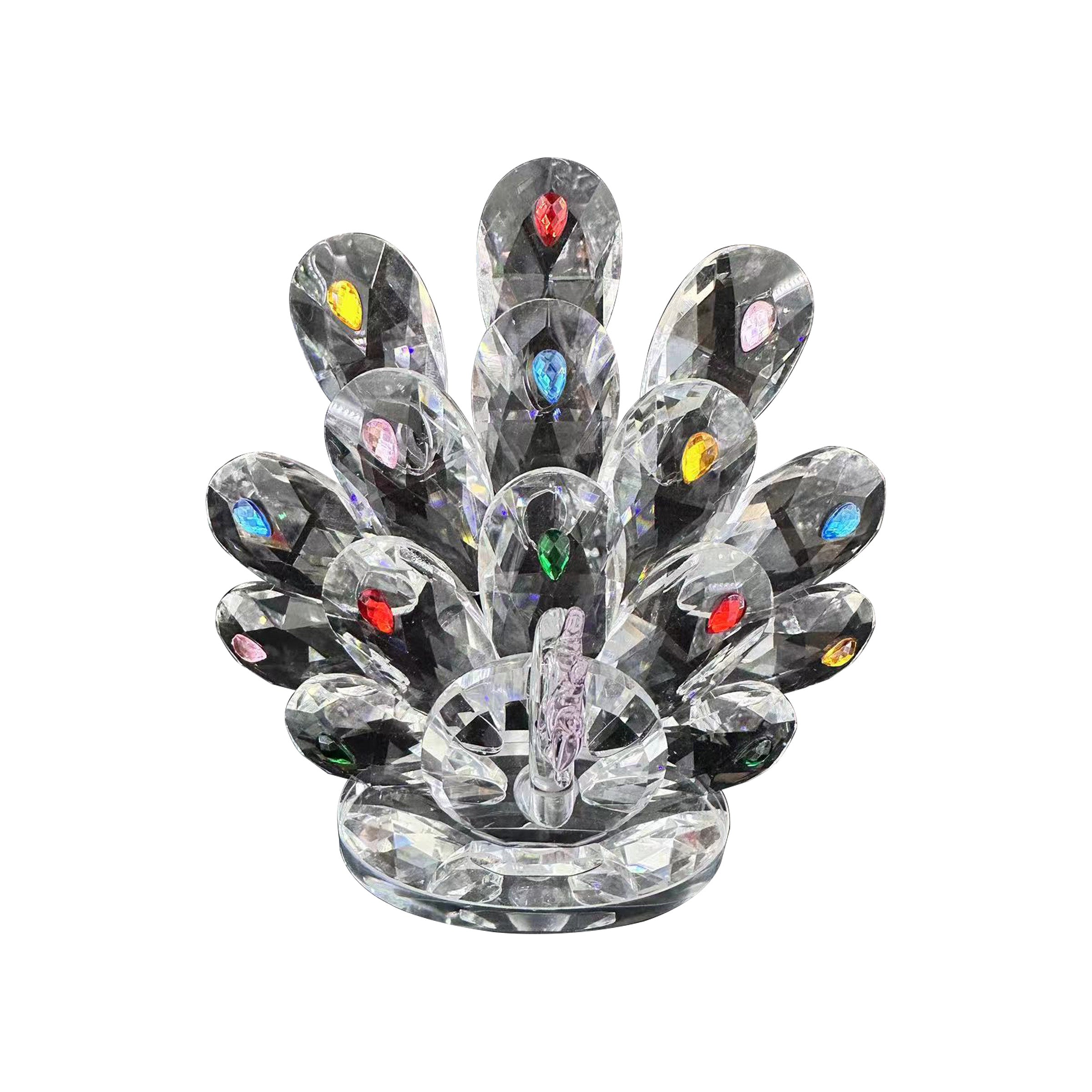 Crystal Decorative Peacock - 400-5B