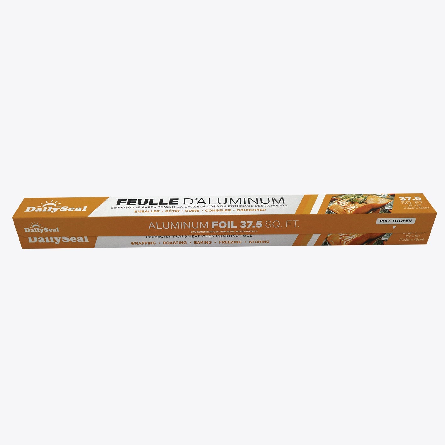Aluminum Foil Roll (18" x 25") 45cm x 7.62m - AF45-25
